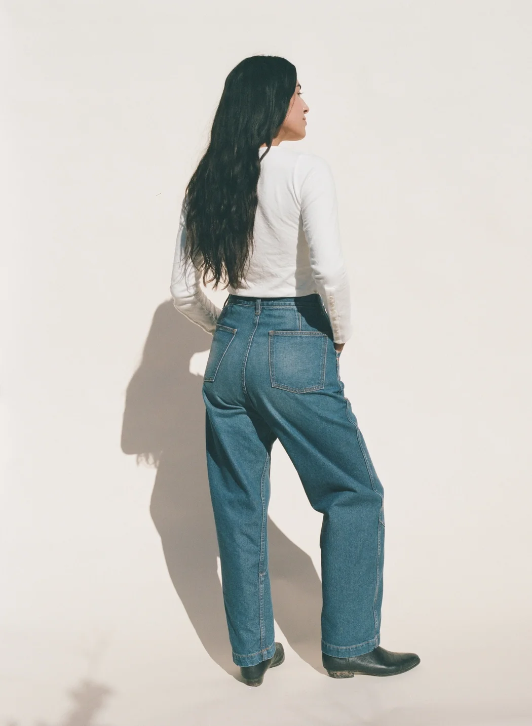 Emma Rothkopf Cape Seamed Pant - Denim