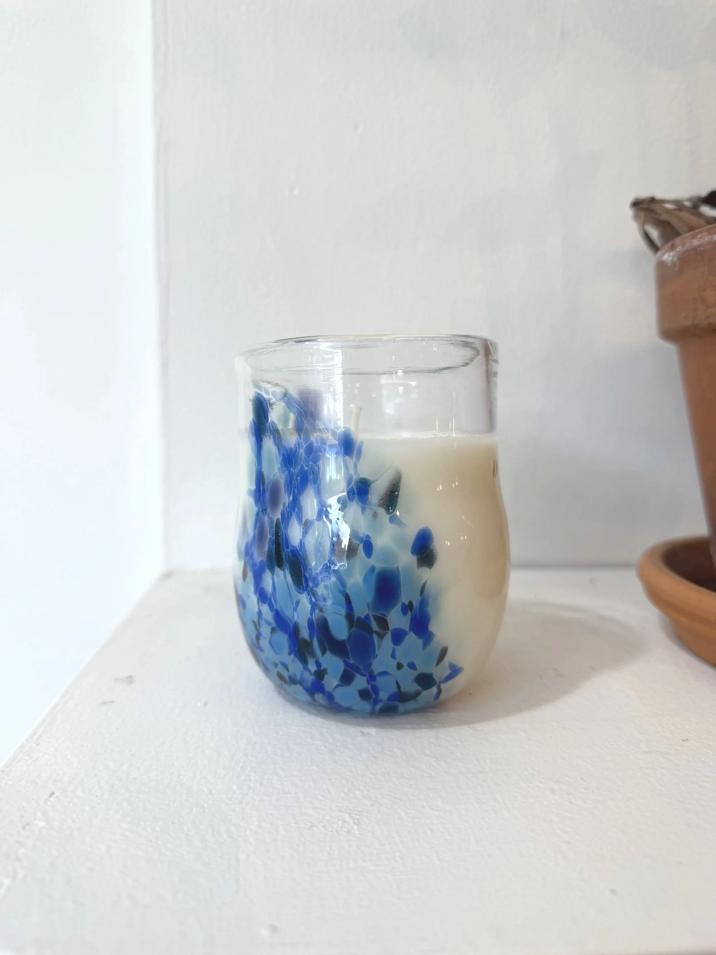 Glassisum Designs Candles in Hand-blown Glasses