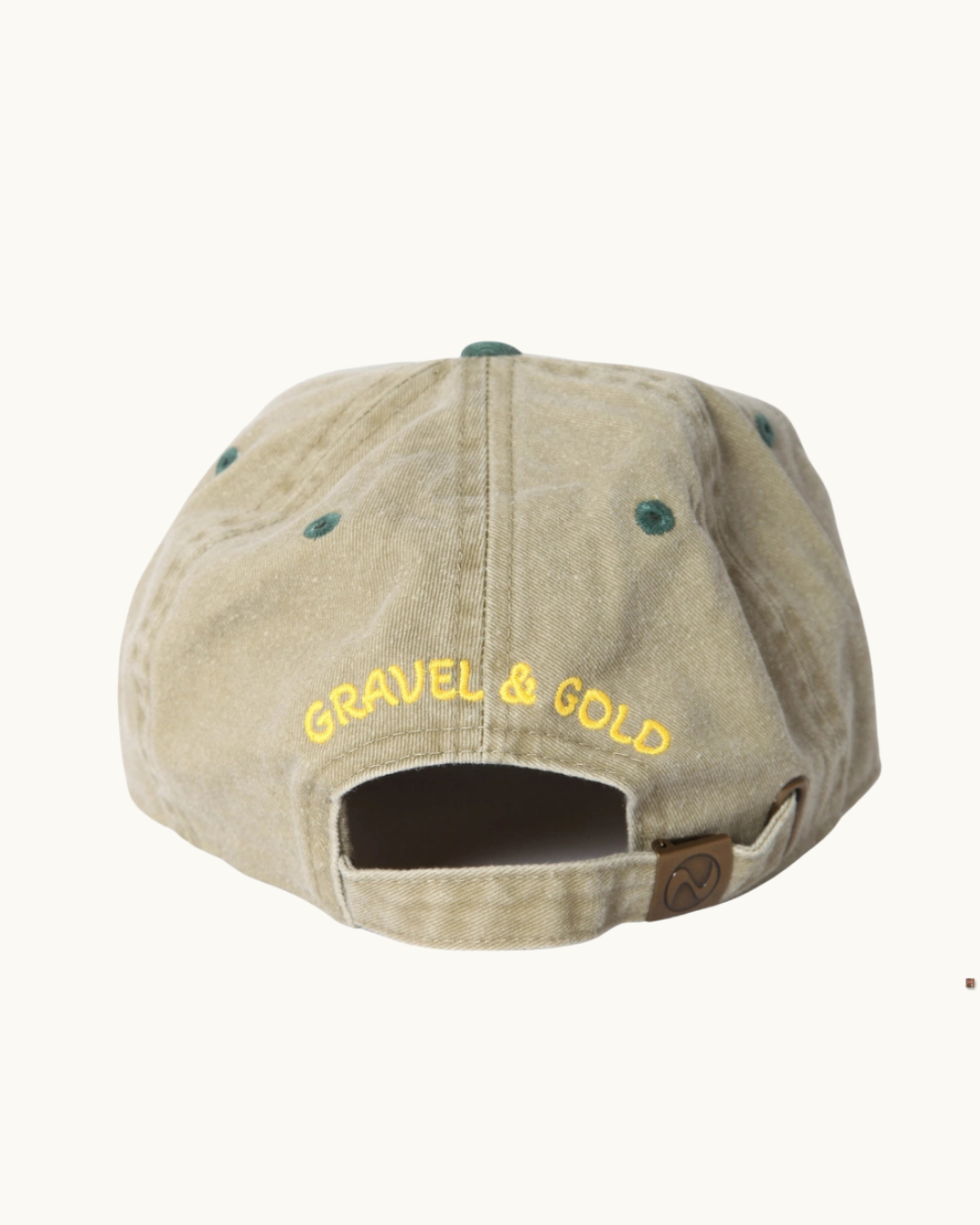 Gravel & Gold Poppy Cap - Two Tone Green
