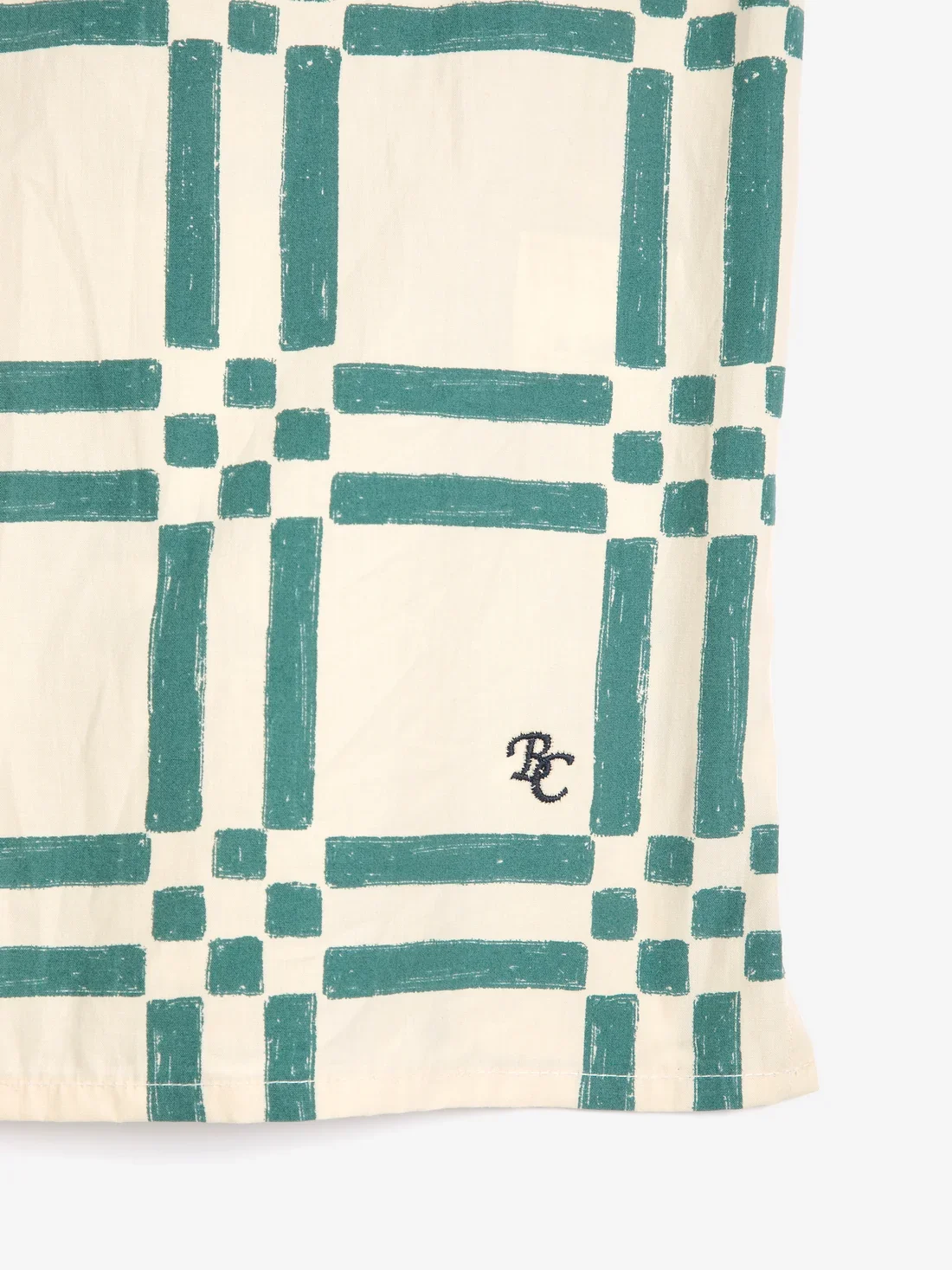 Bobo Choses Squares All Over Poplin Shirt