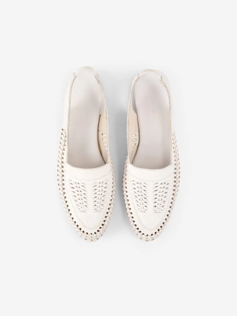 Bobo Choses Braided Leather Slingback Flat Shoes 5.jpeg