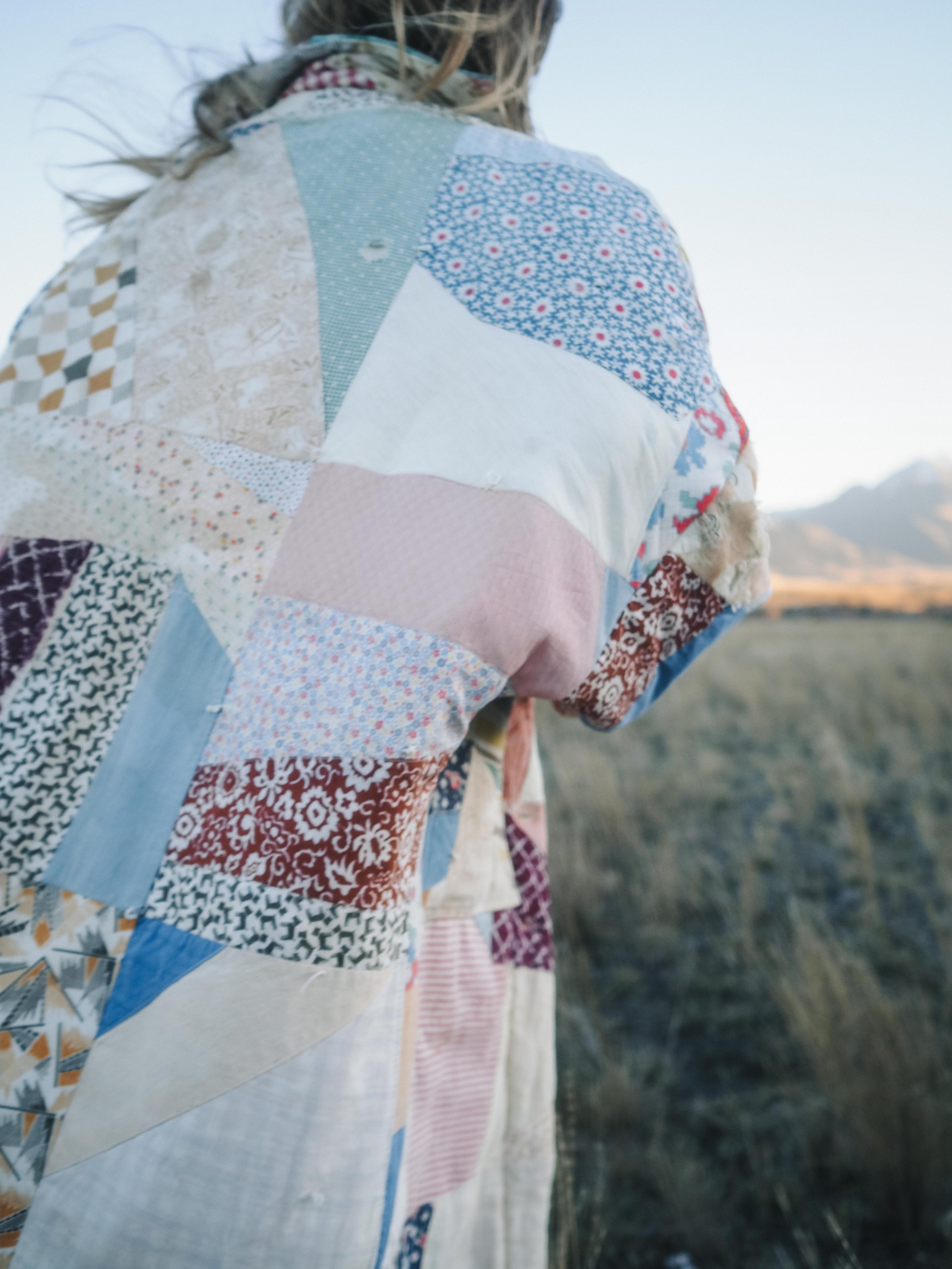 Disclosed Designs Vintage Quilt Coat — Cactus Blossom Collective