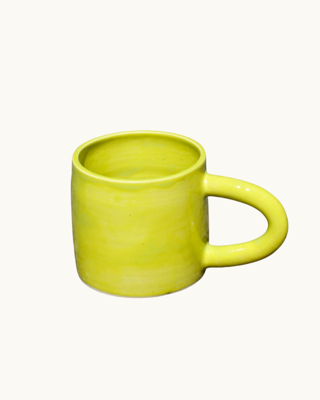 Natalya Jane Ceramic Mug Chartreuse
