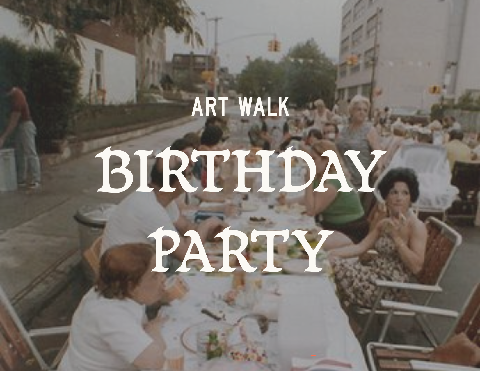 August Birthday Party Art Walk