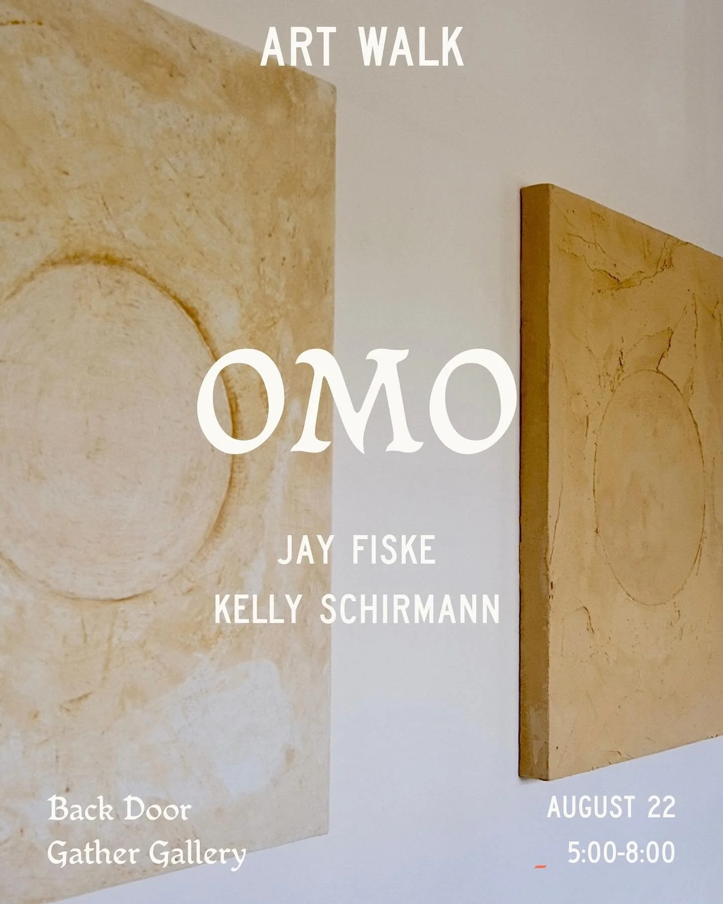 We are so excited to have our friends and long time shop artists, Kelly and Jay of @omo________ popping up in our Back Door Gather Gallery during this month&rsquo;s Birthday Art Walk. They have curated a beautiful selection of their ceramics, wood wo