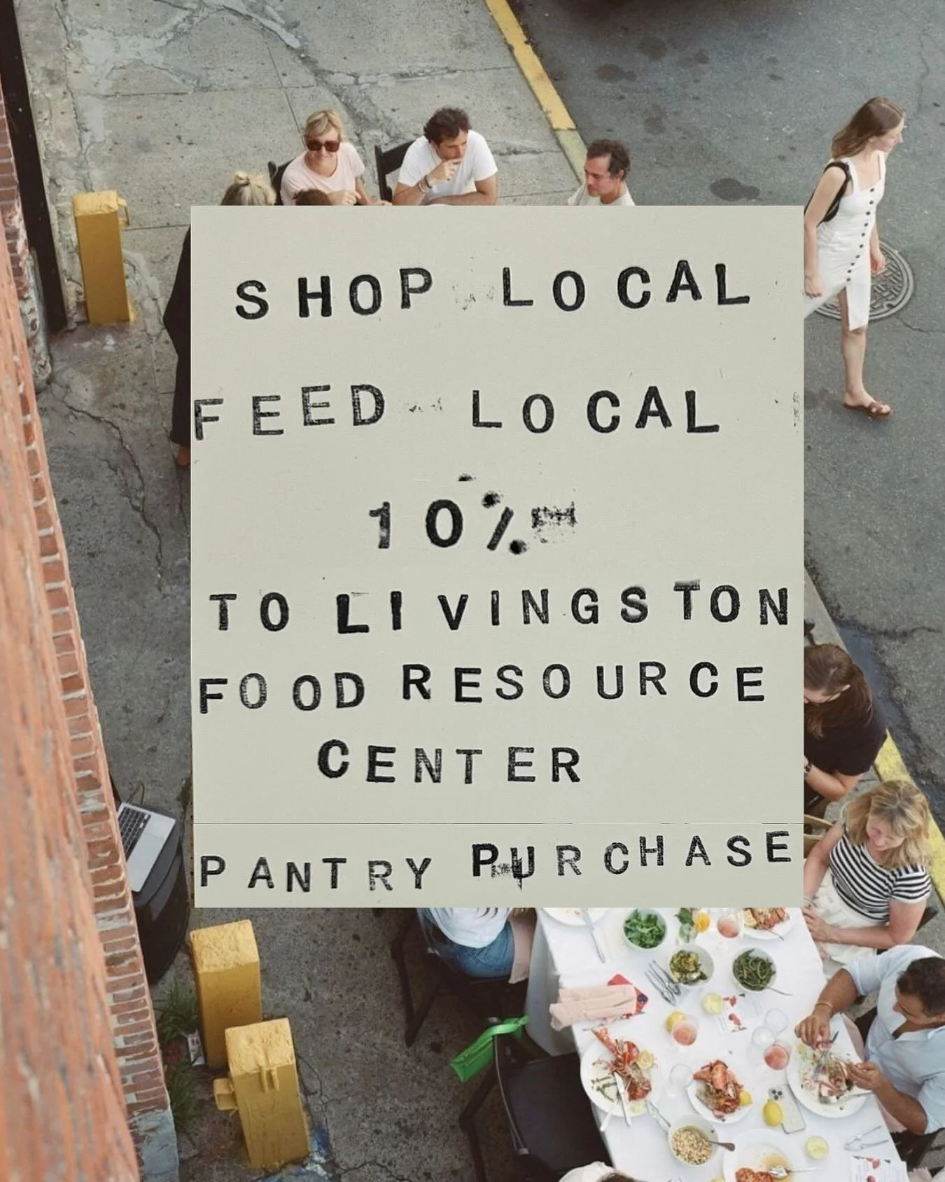 With many in our community facing food insecurities, we will be donating 10% of sales from pantry goods to our neighbors @livingstonfoodresourcecenter until the end of the year. Our chocolate and tinned fish are a lovely treat, but access to food is 