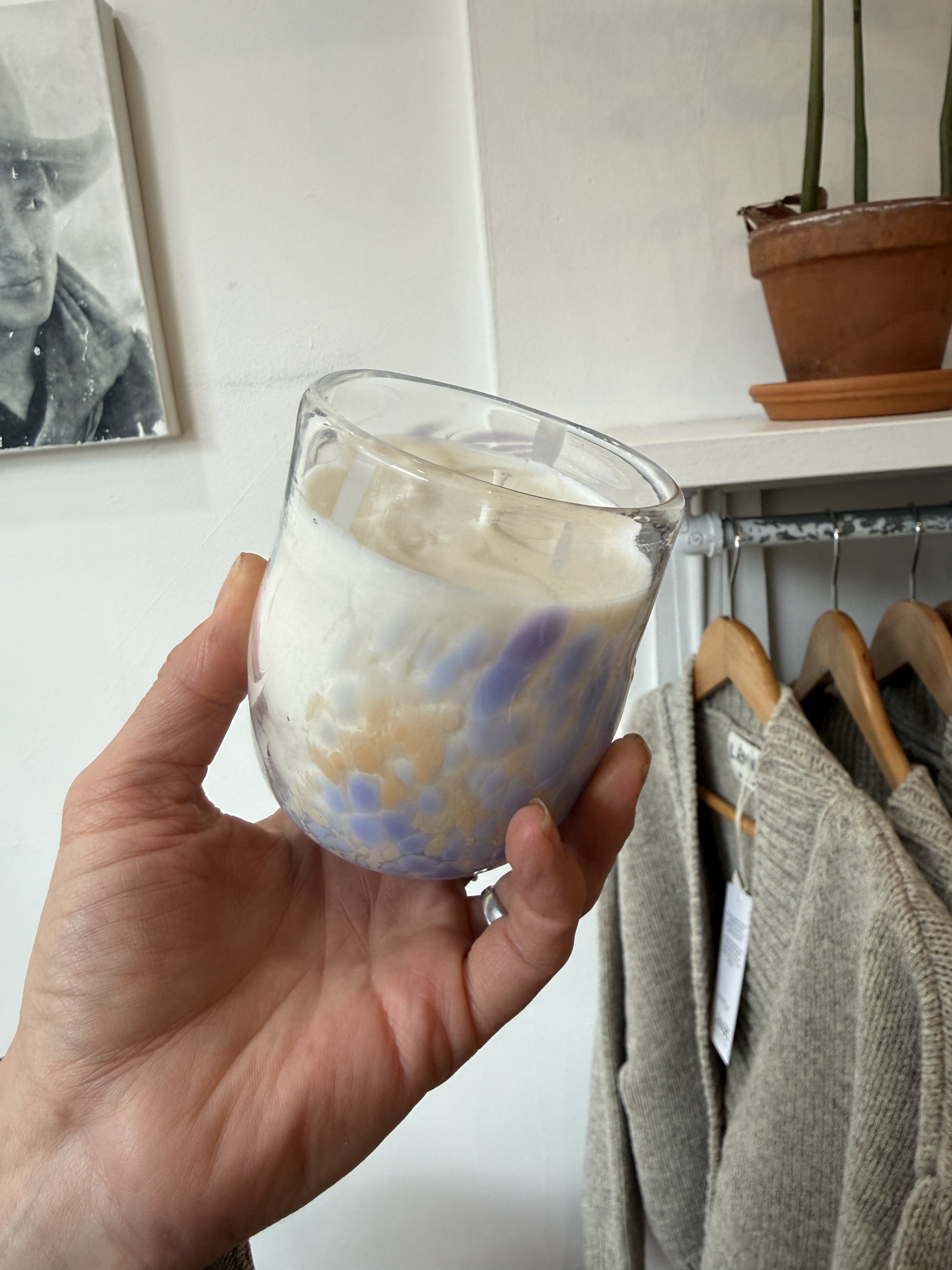 Glassisum Designs Candles in Hand-blown Glasses