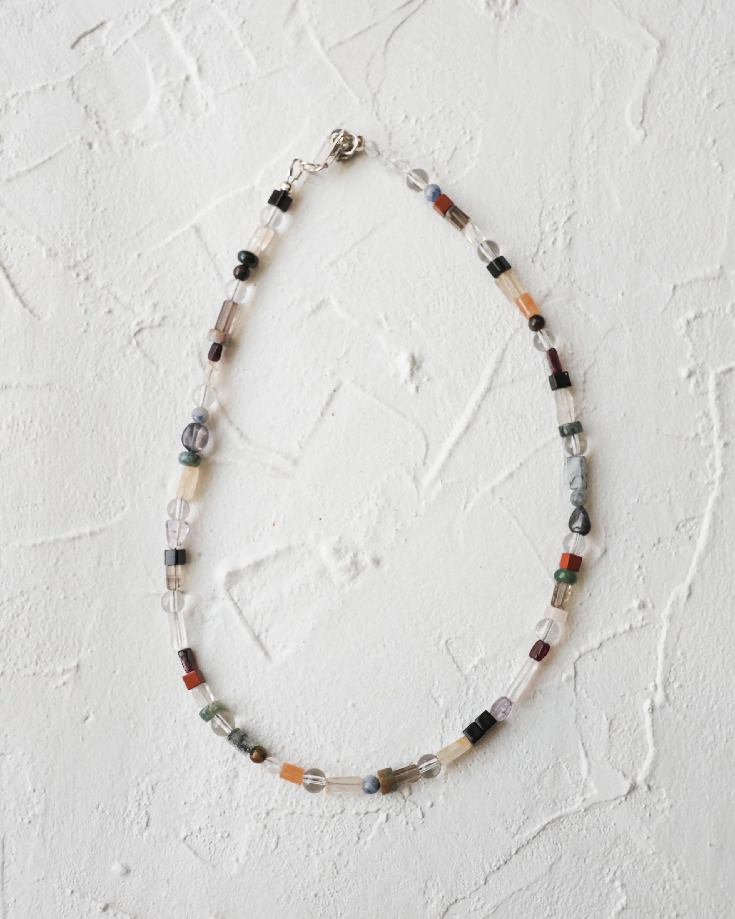 Sea + Pattern Red Palette Necklace