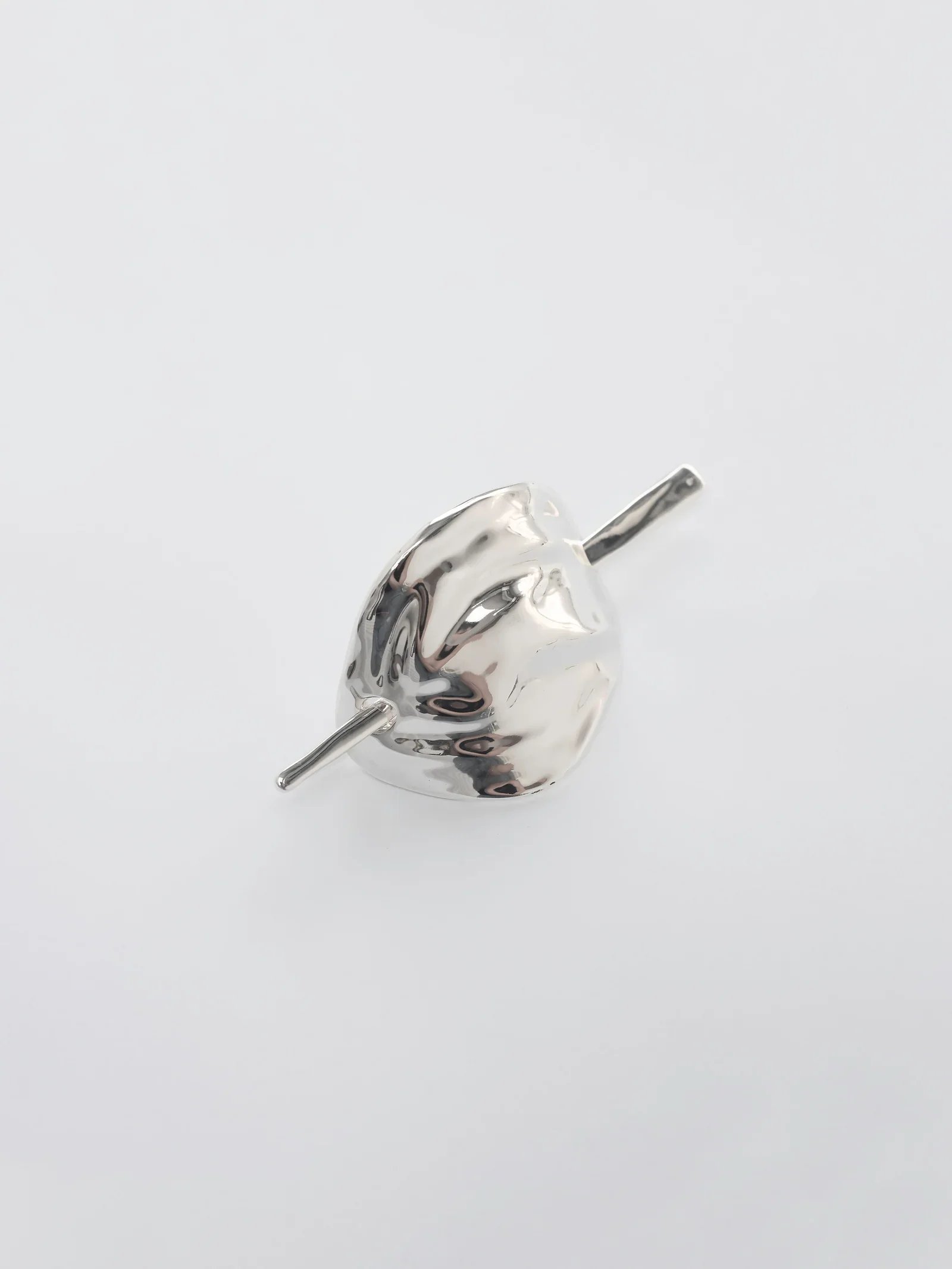 Wolf Circus Bean French Hair Pin in Silver