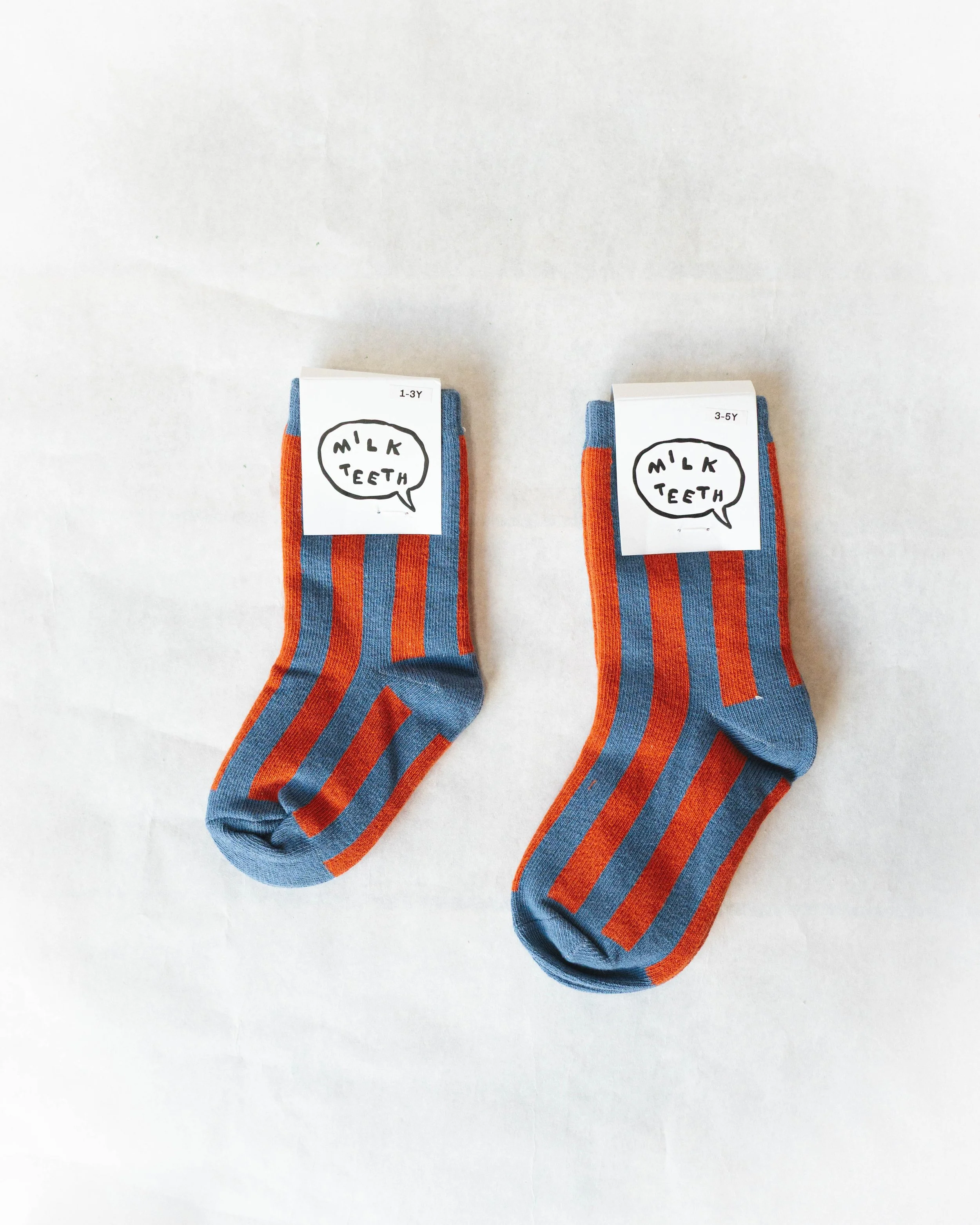 Milk Teeth Stripe Socks