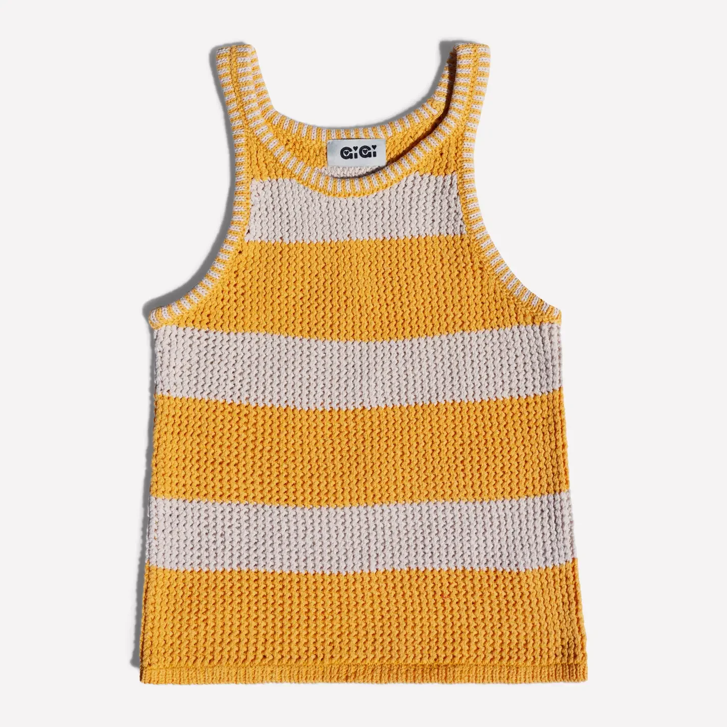 Gigi Knitwear Mesh Cotton Tank