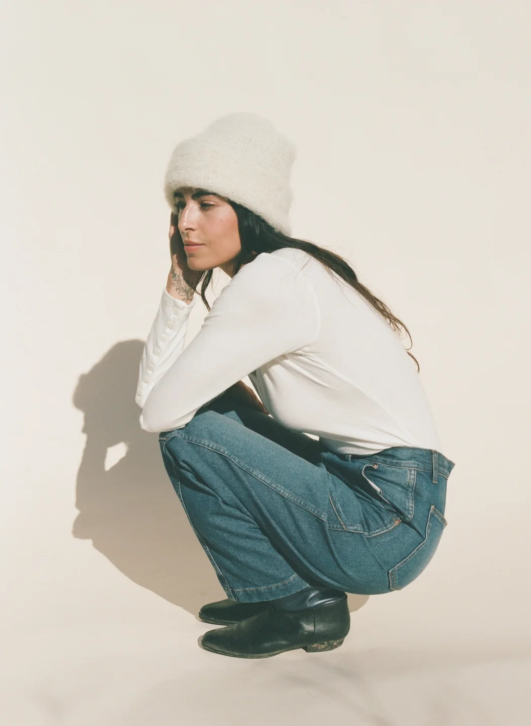 Emma Rothkopf Cape Seamed Pant - Denim