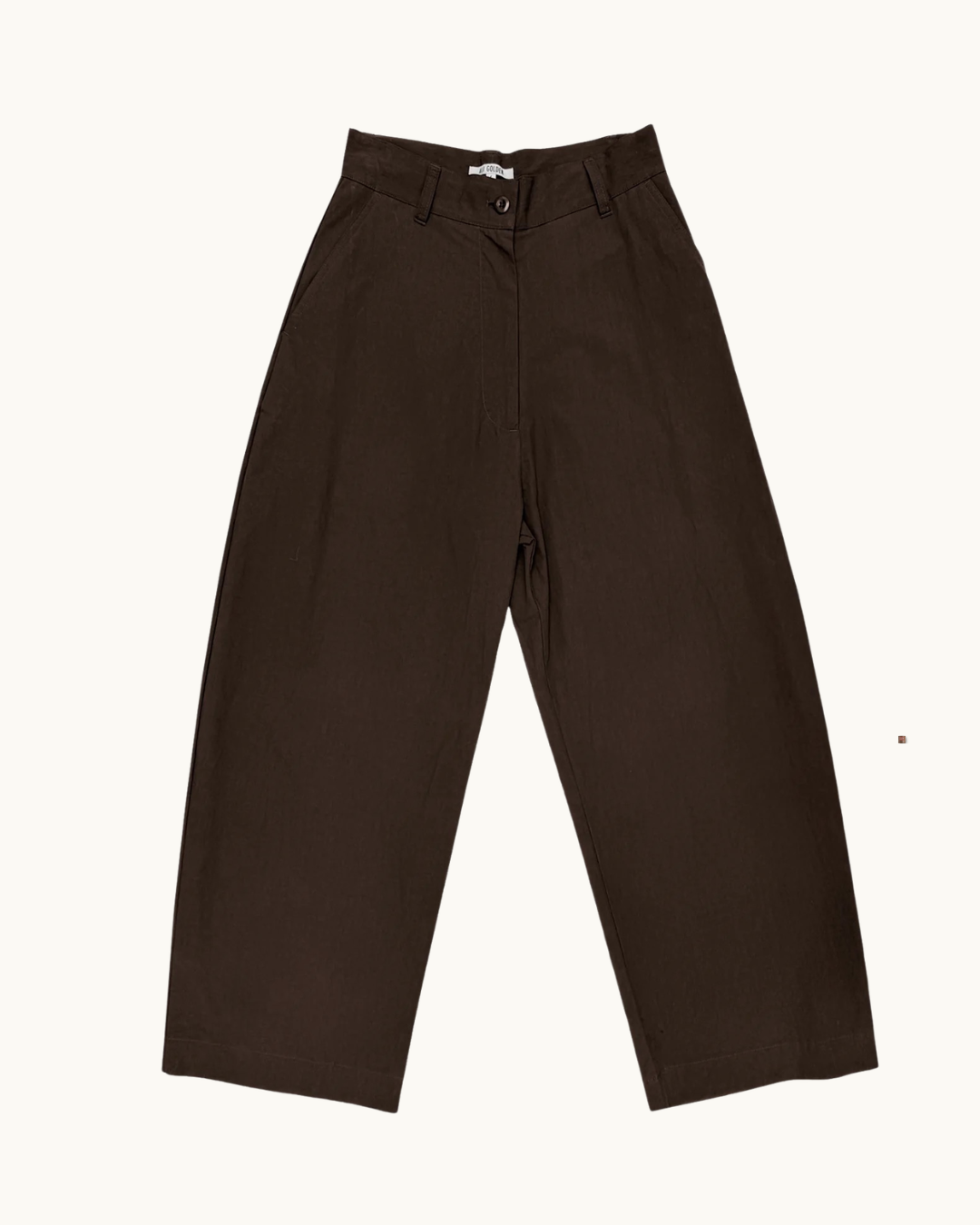 Ali Golden Loose Barrel Pant - Brown