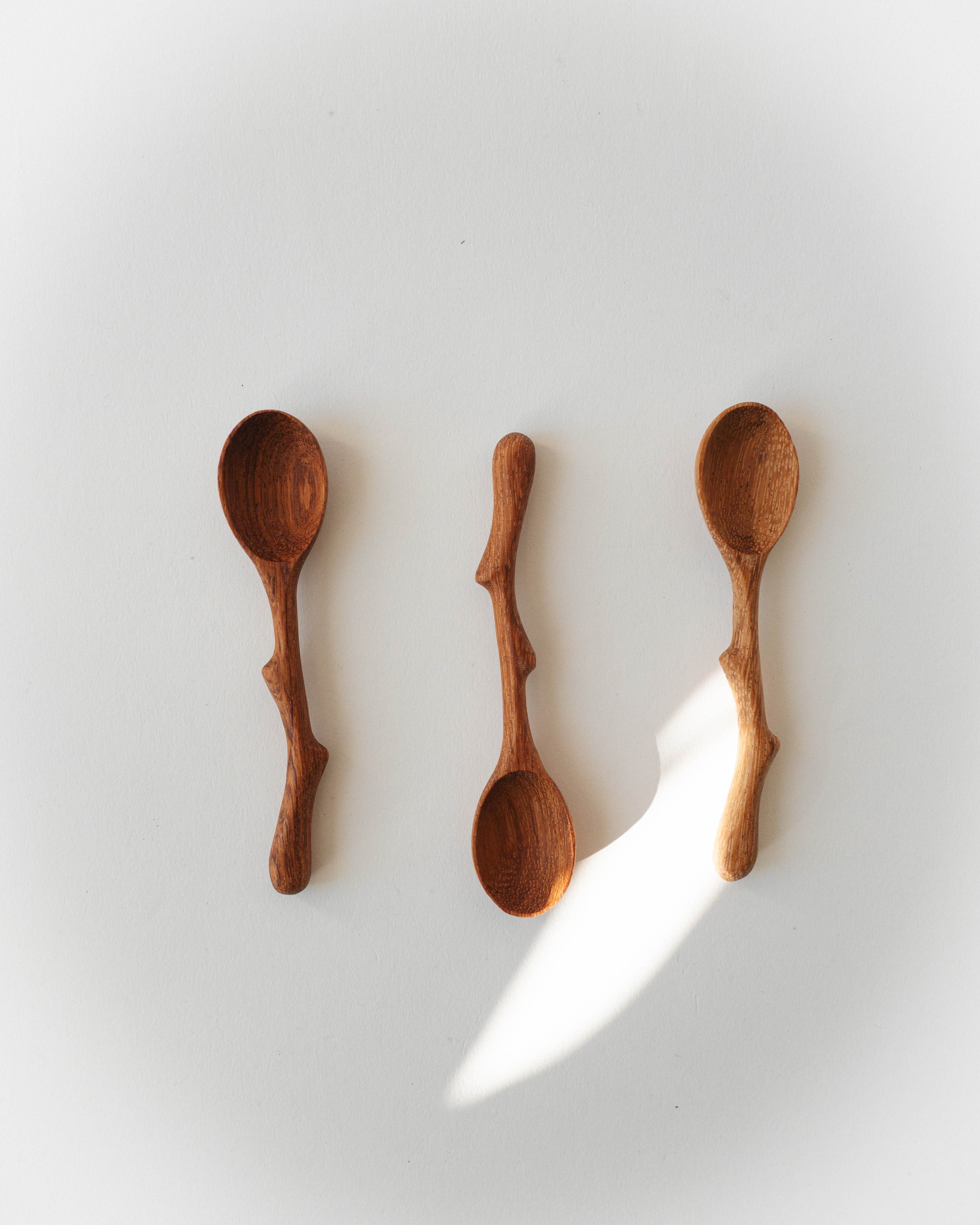 Small Twig Handle Wooden Spoons