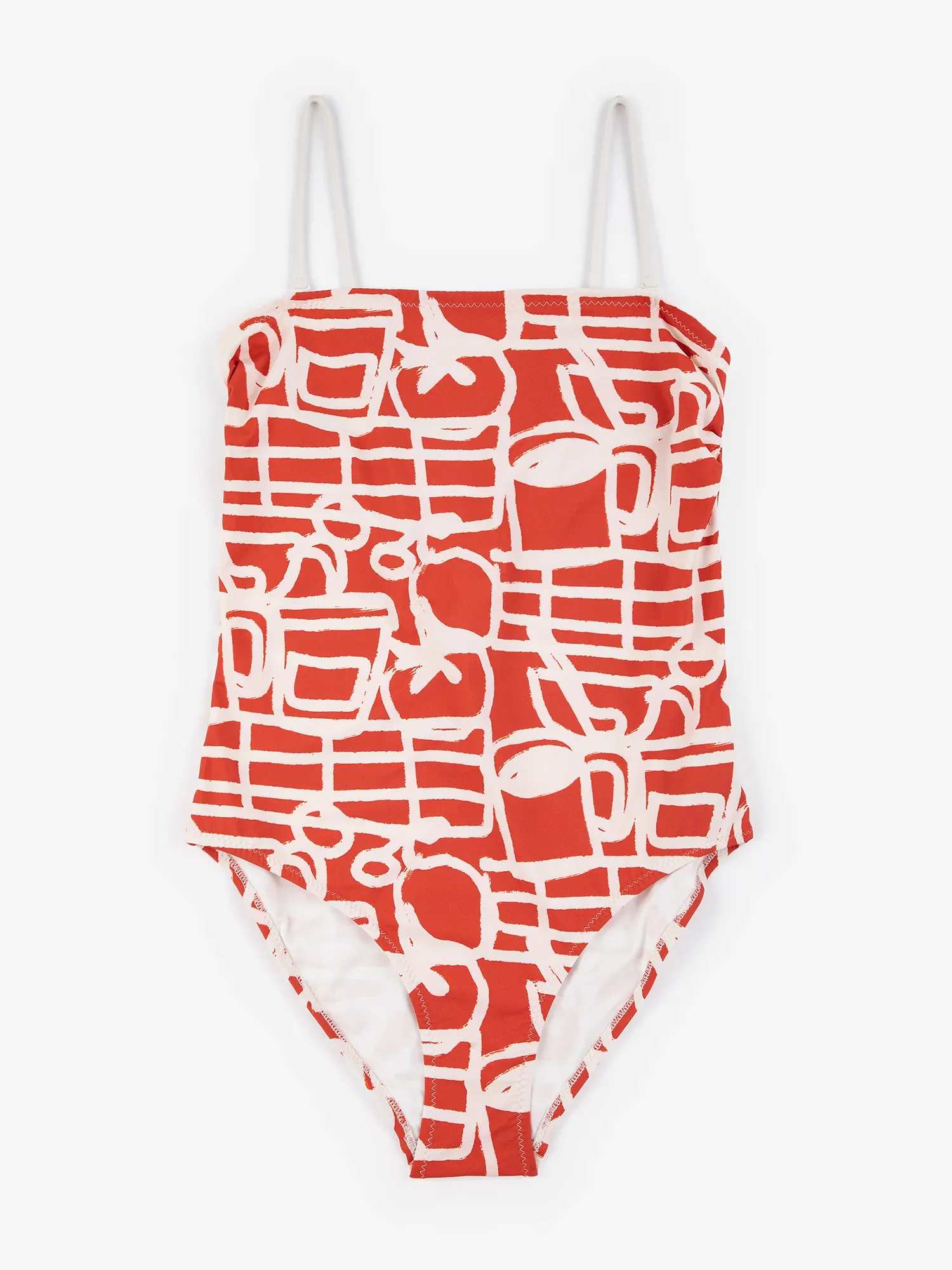 Bobo Choses Cookery Festival Pattern Recycled Swimsuit