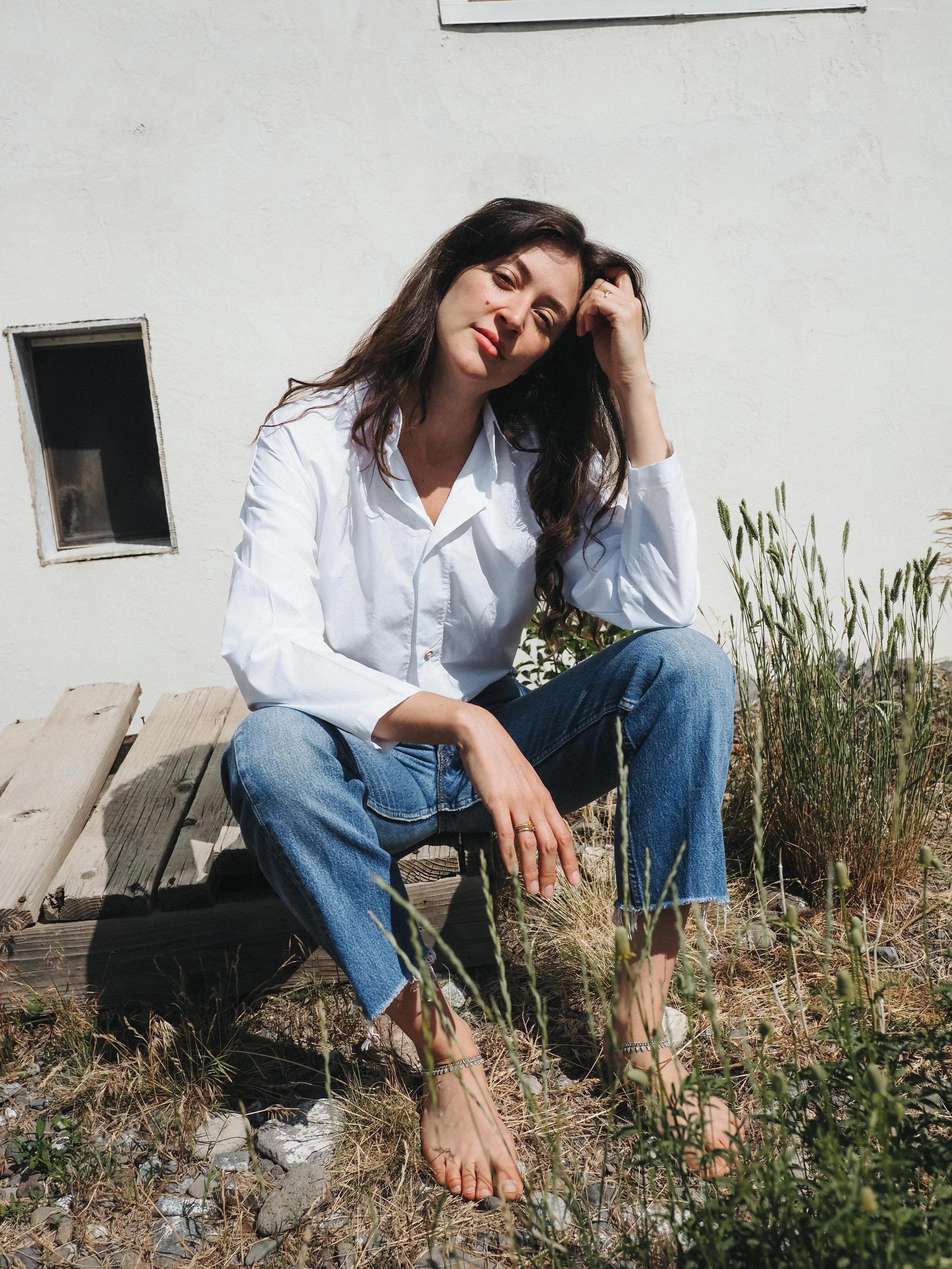 Worker's Nobility White Cotton Shirt