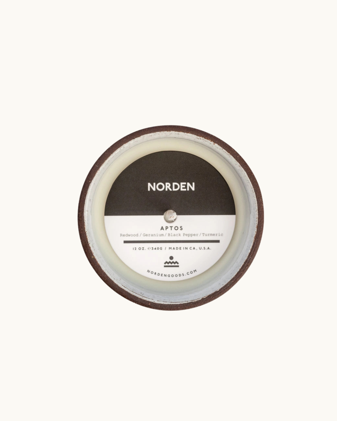 Norden Aptos Ceramic Candle