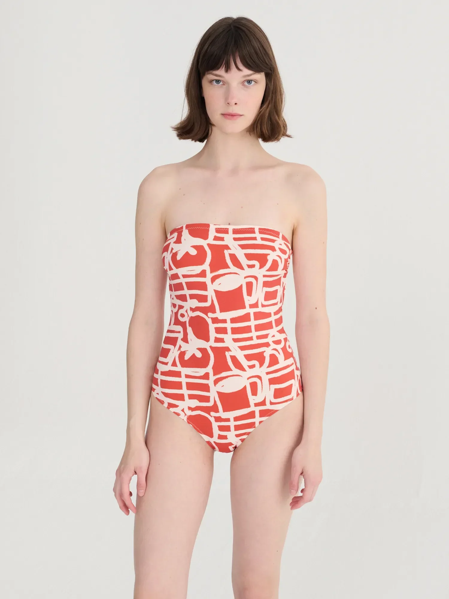 Bobo Choses Cookery Festival Pattern Recycled Swimsuit