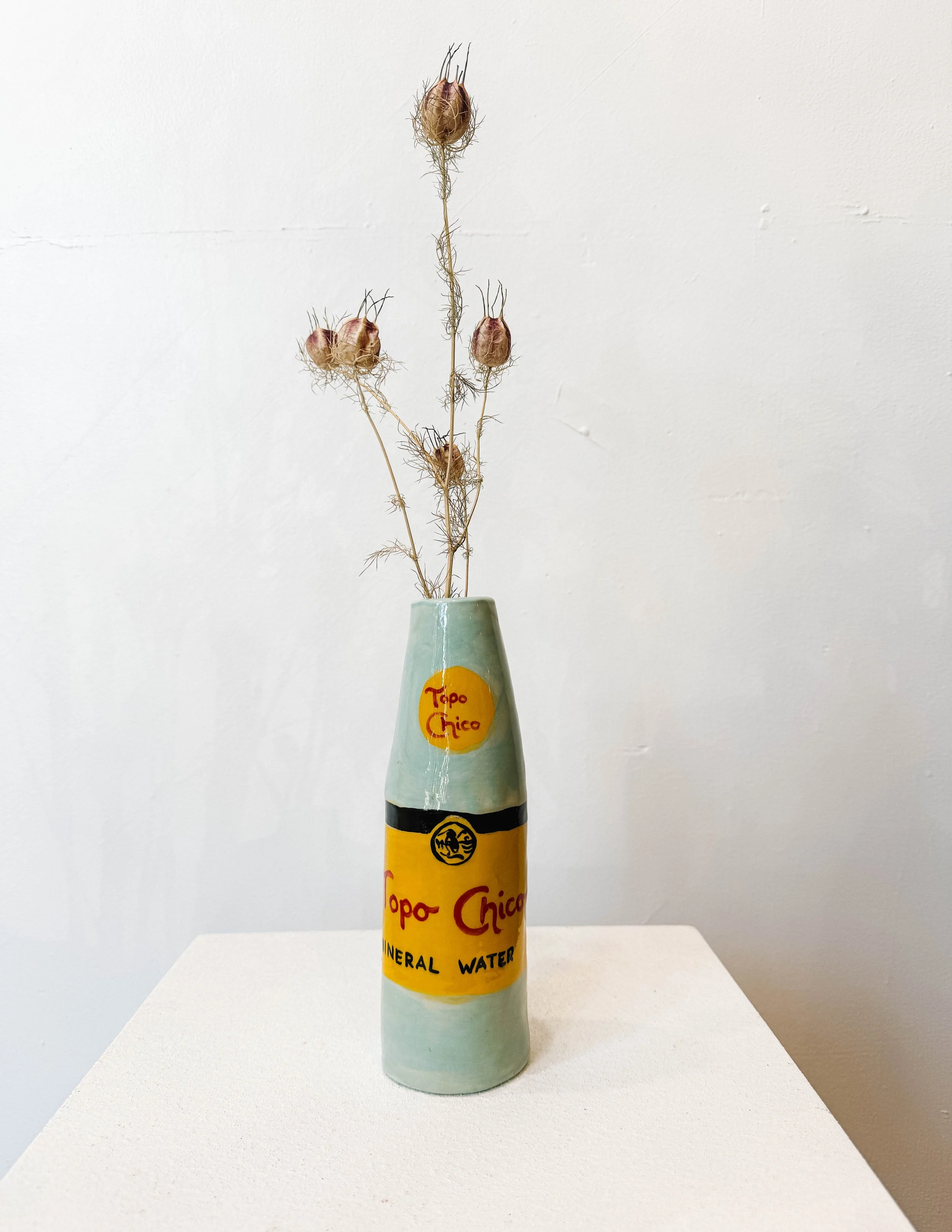 Rosehound Apparel Ceramic Topo Chico Vase
