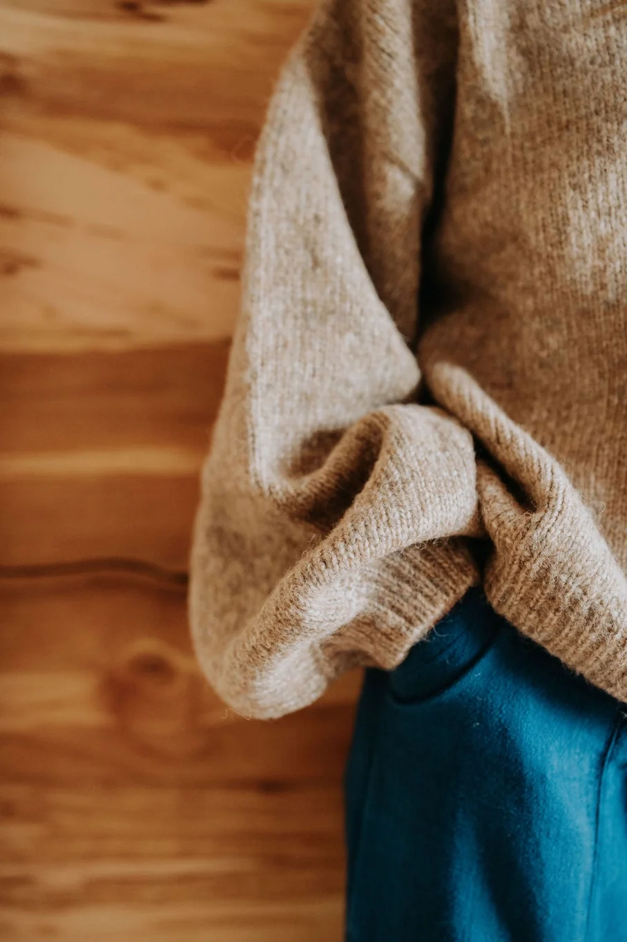 Happy French Gang Félix Sweater, Camel
