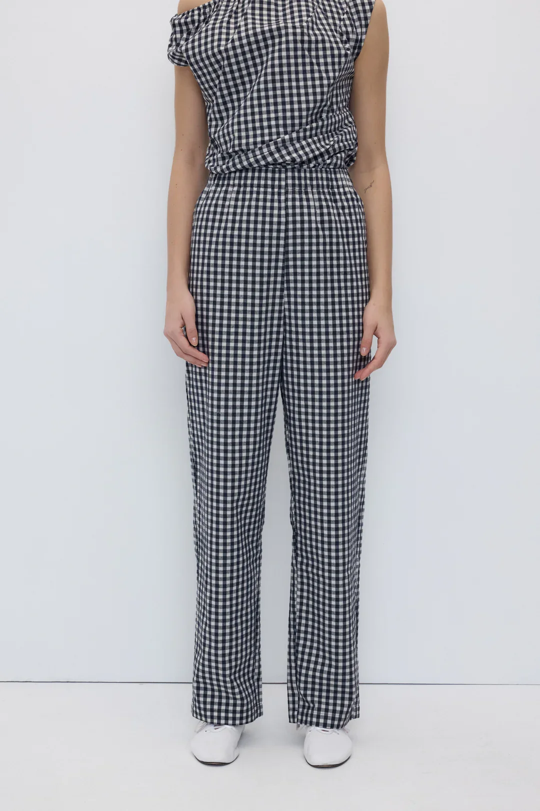 Rita Row Cep Pants - Black Gingham