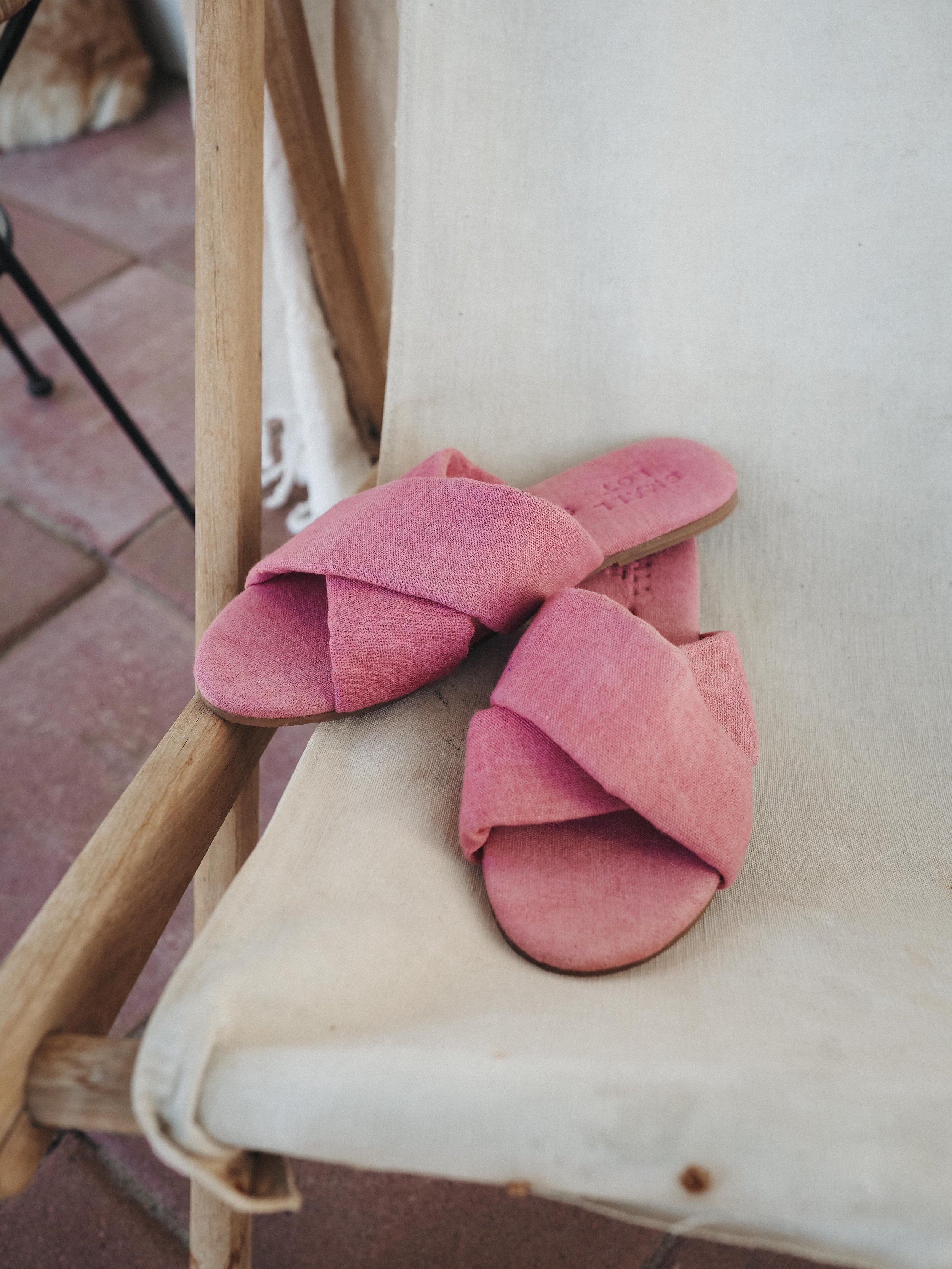 Small Lot Slide Sandals - Cochineal