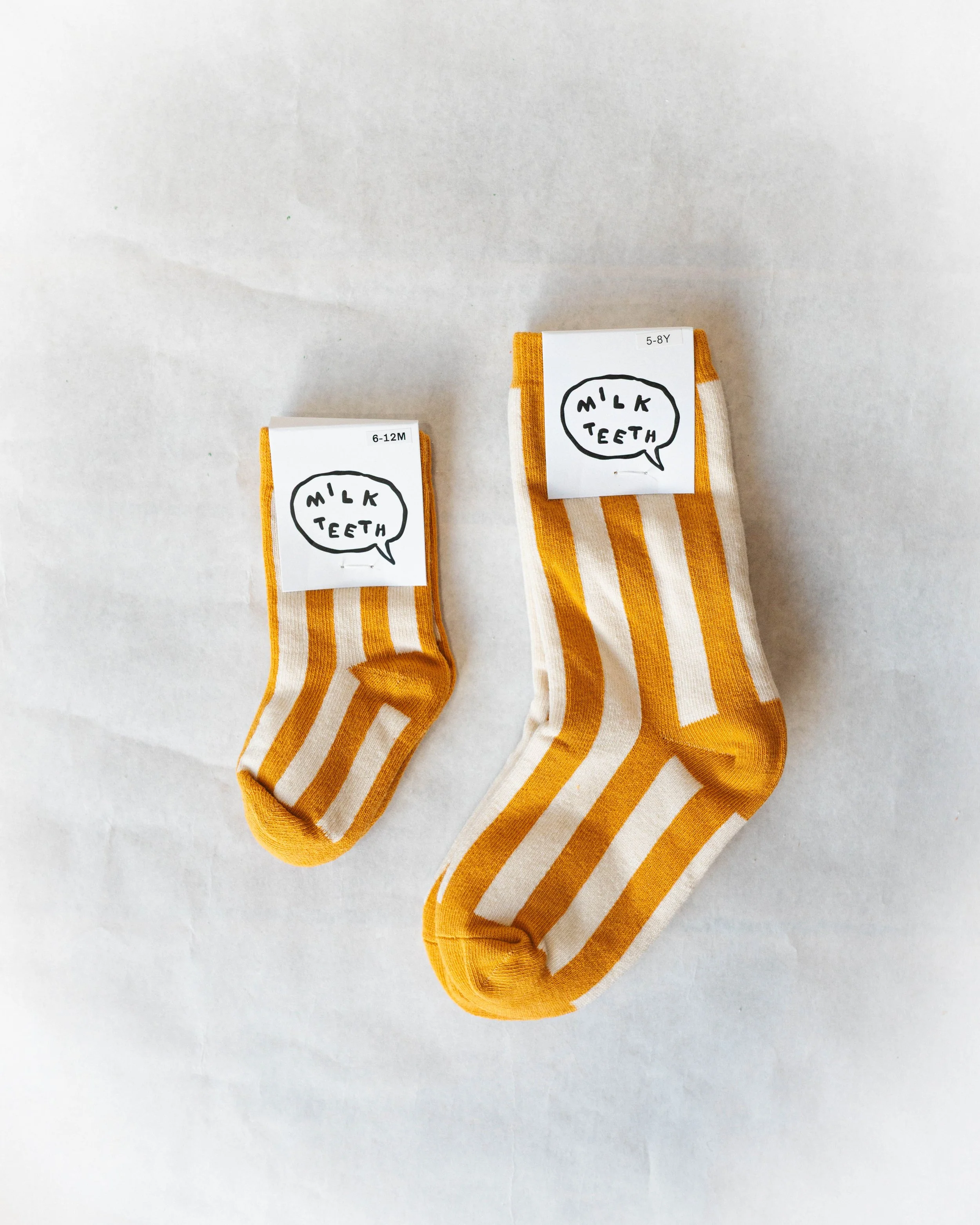 Milk Teeth Stripe Socks