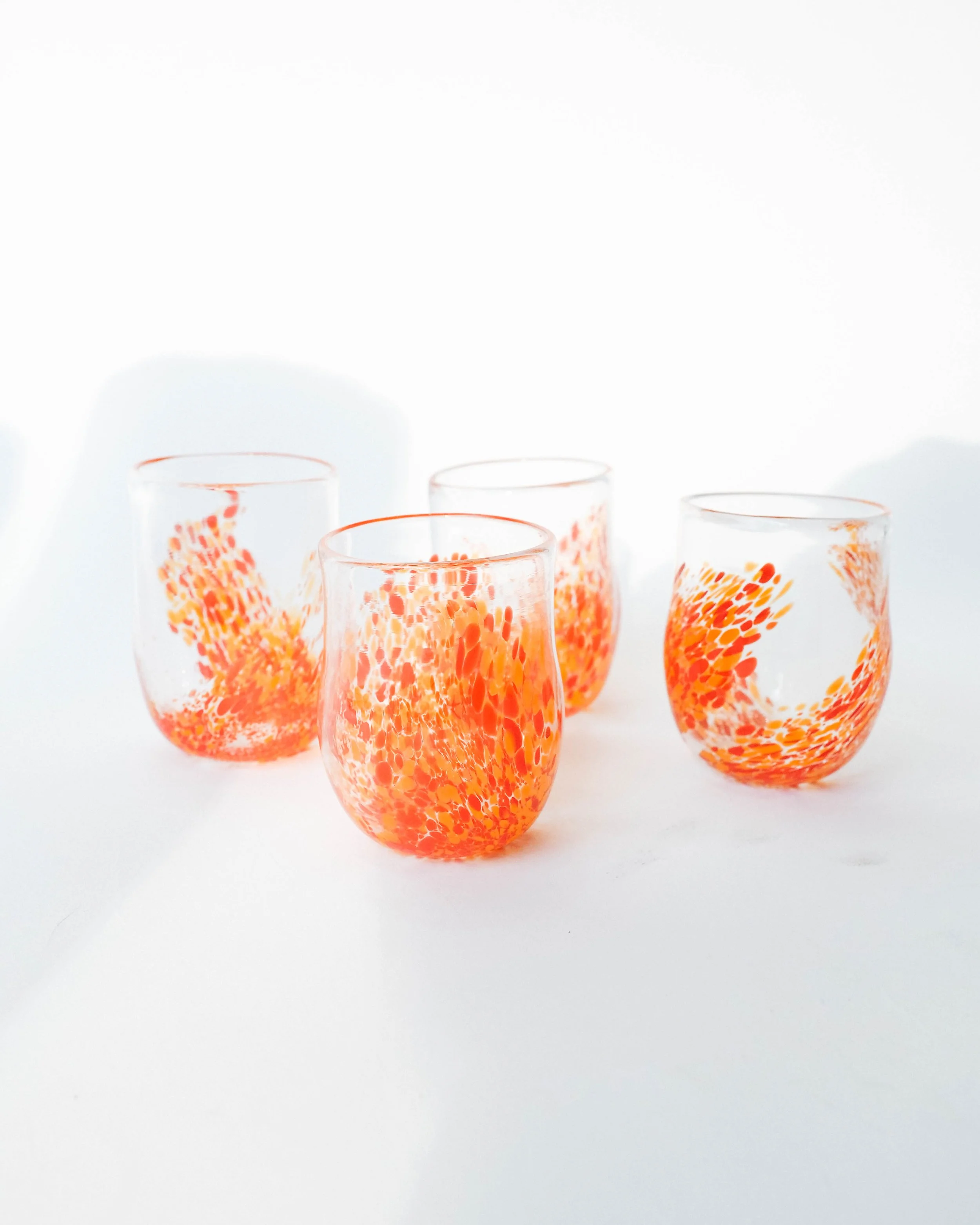 Glassisum Designs Hand-blown Glasses - Neon