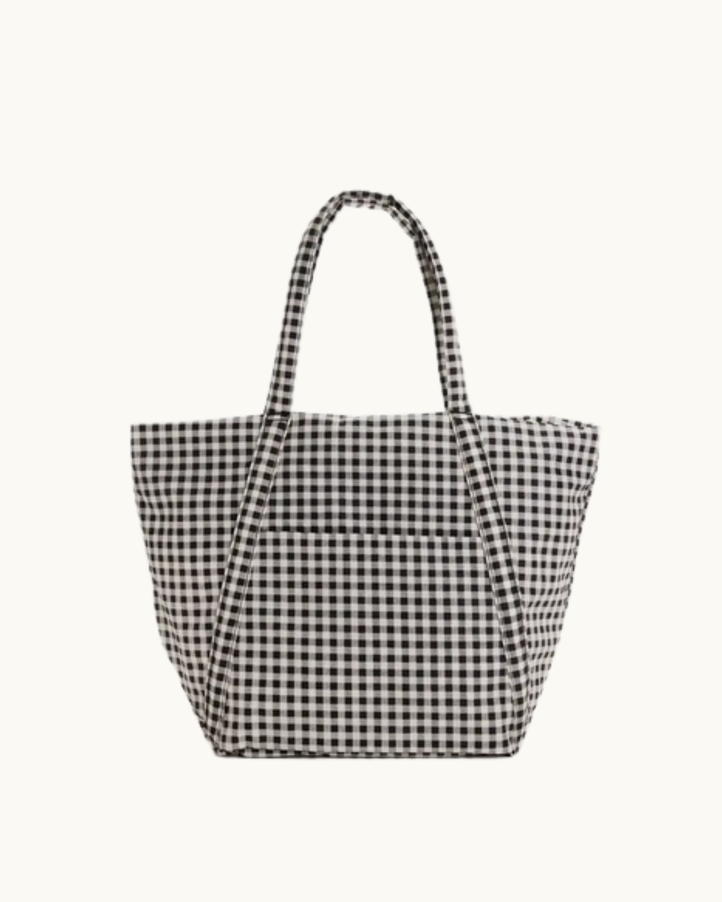 Baggu Cloud Bag - Black & White Gingham