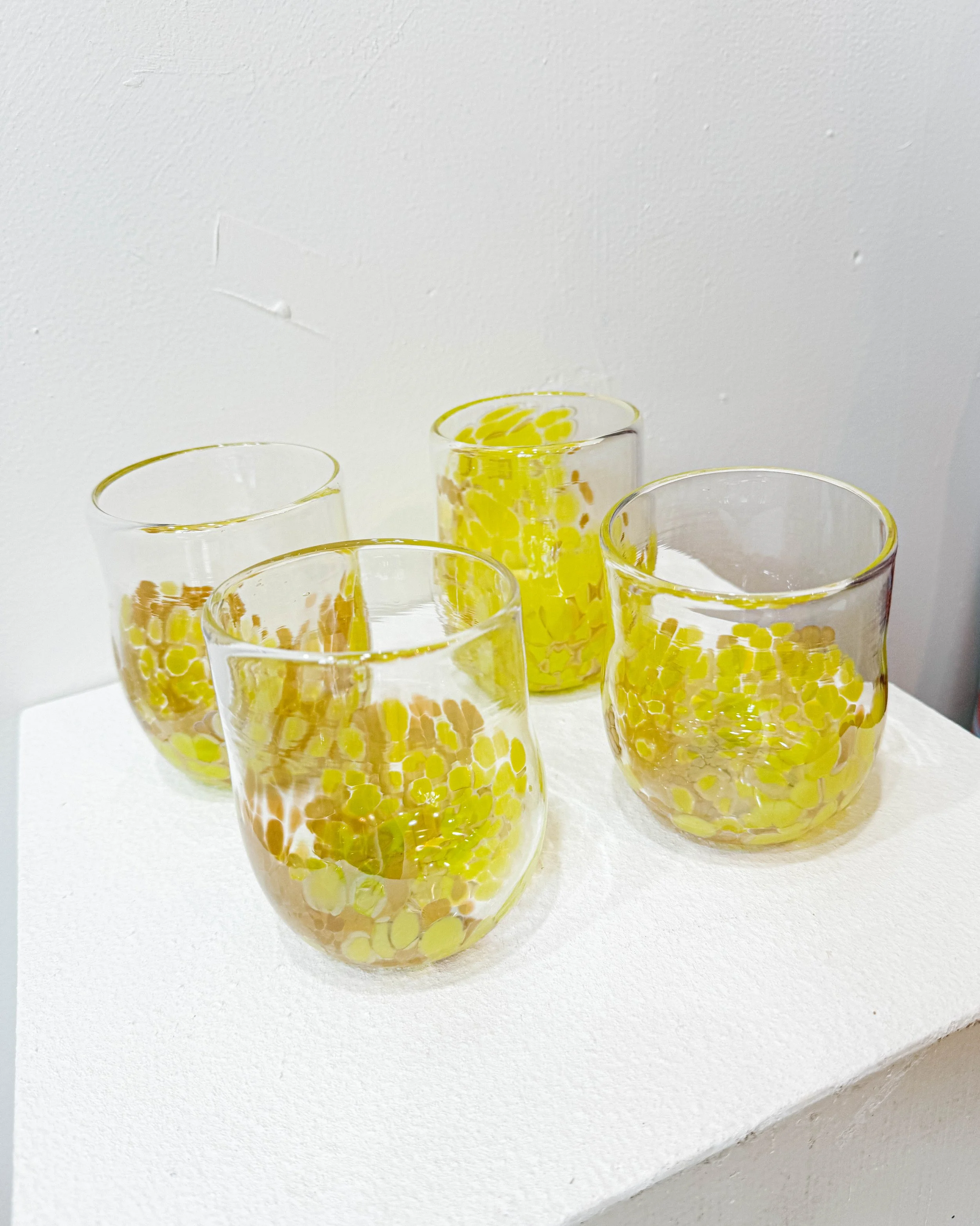 Glassisum Designs Hand-blown Glasses - Chartreuse