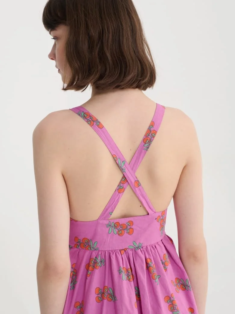 Bobo Choses Juicy Tomatoes Pattern Strap Dress 4.jpeg