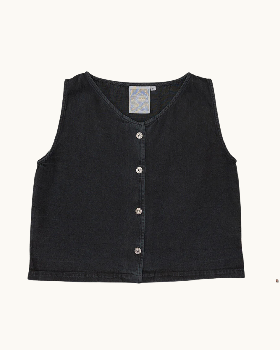 Jungmaven Denim Vest - Black