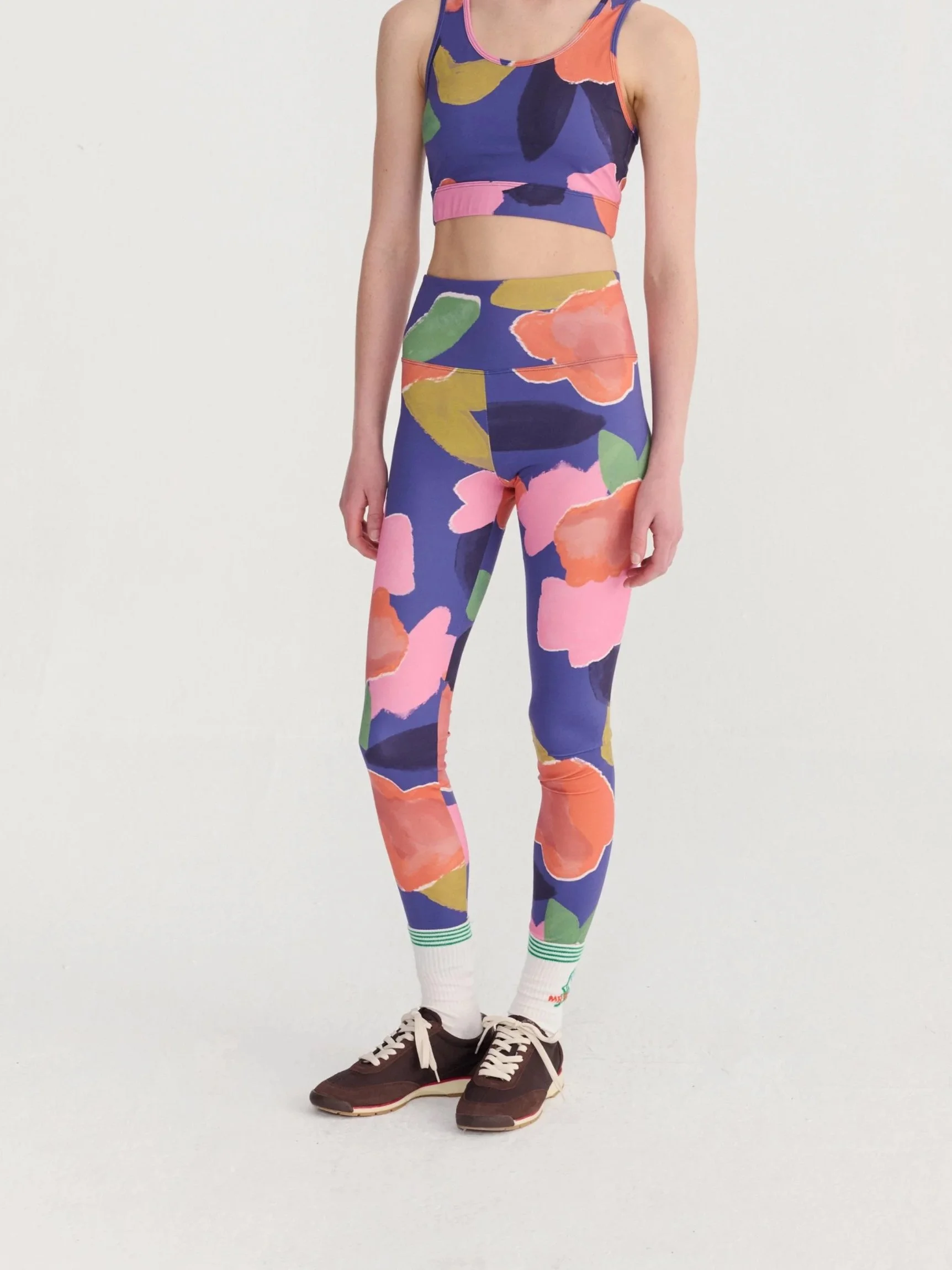 Bobo Choses Blooming Color Pattern Sporty Leggings