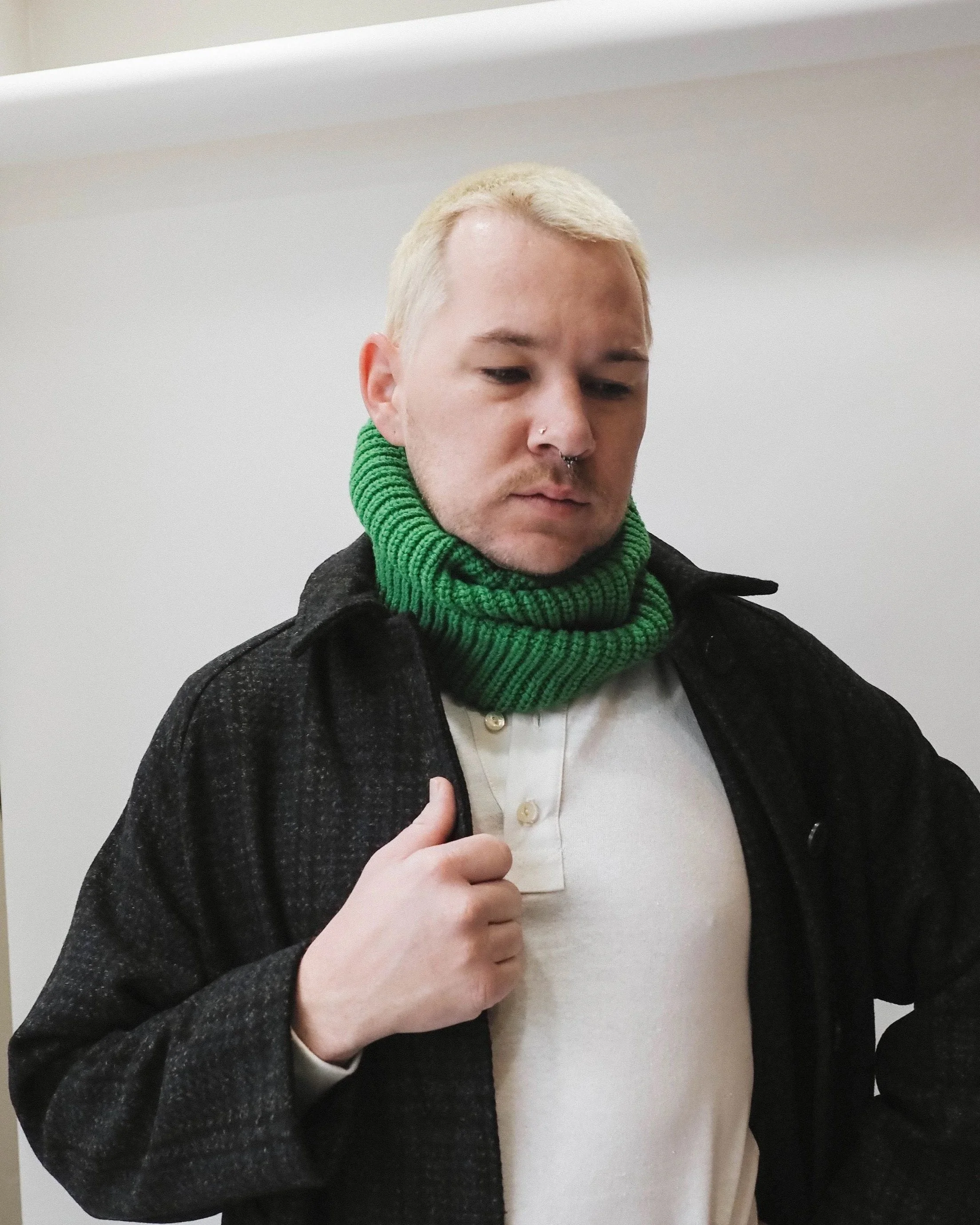 L'Envers Amandine Tube Scarf in Merino Wool