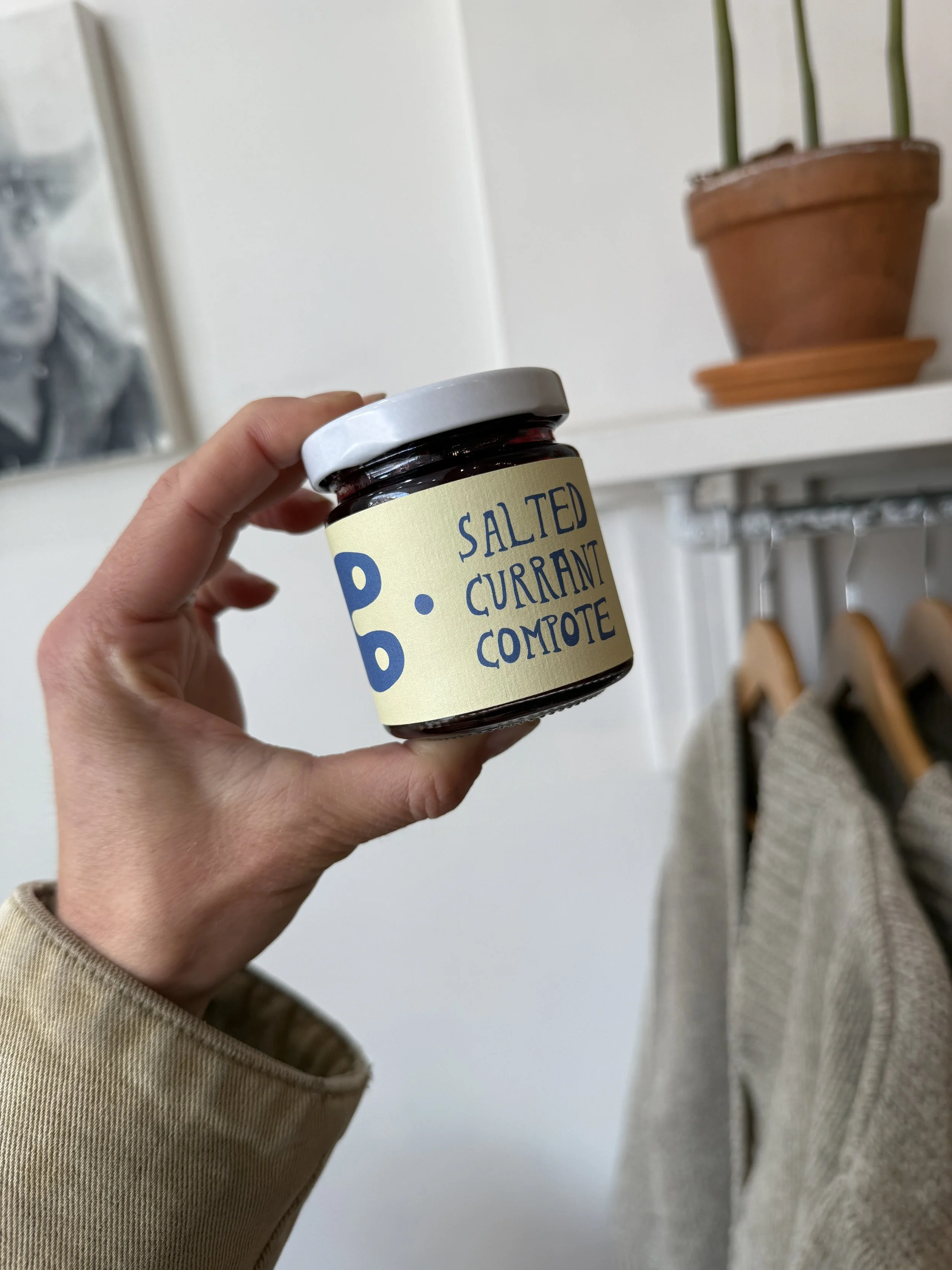 C. Cassis Salted Currant Compote