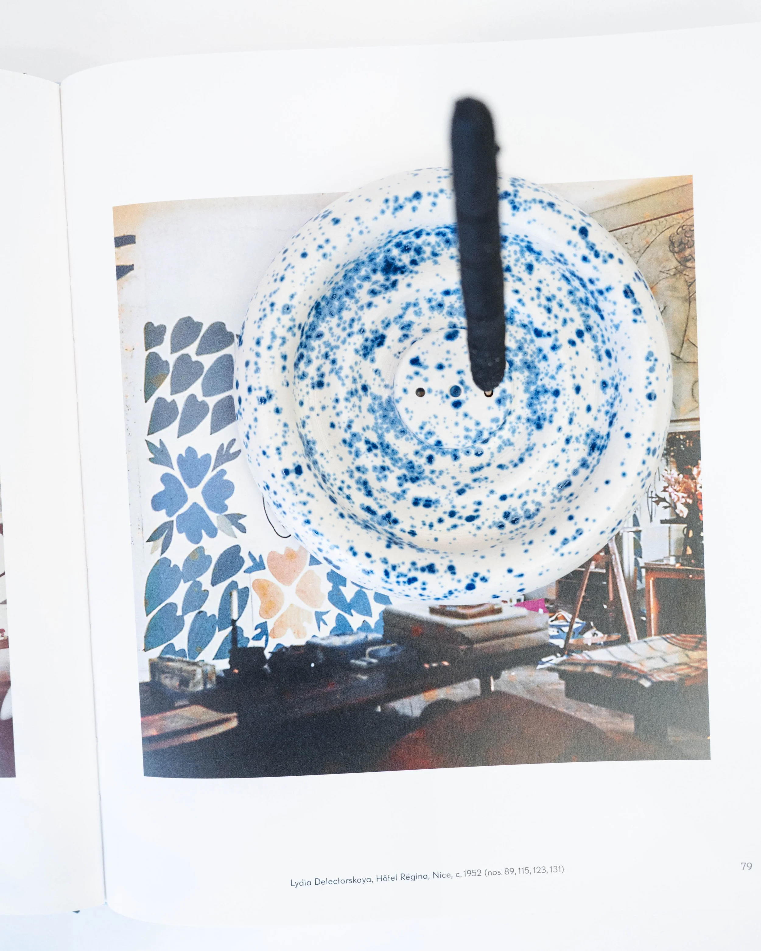 Utility Objects Incense Dish - Speckled Blue