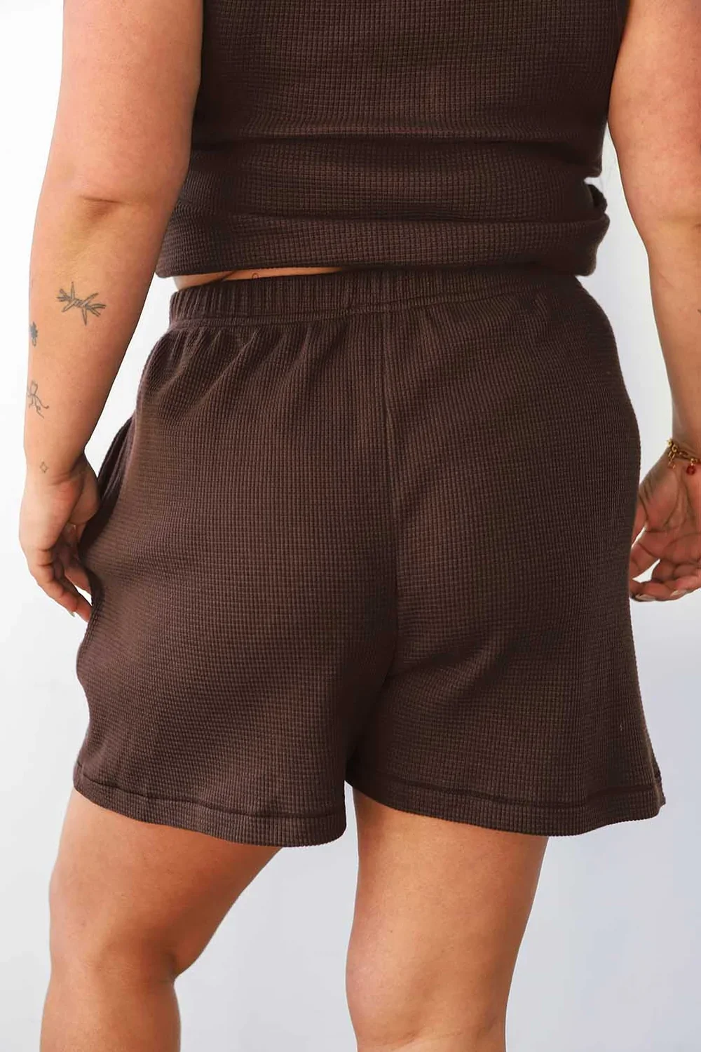 Noble Waffle Shorts - Chocolate