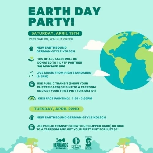 Happy Earth Day: Walnut Creek Taproom