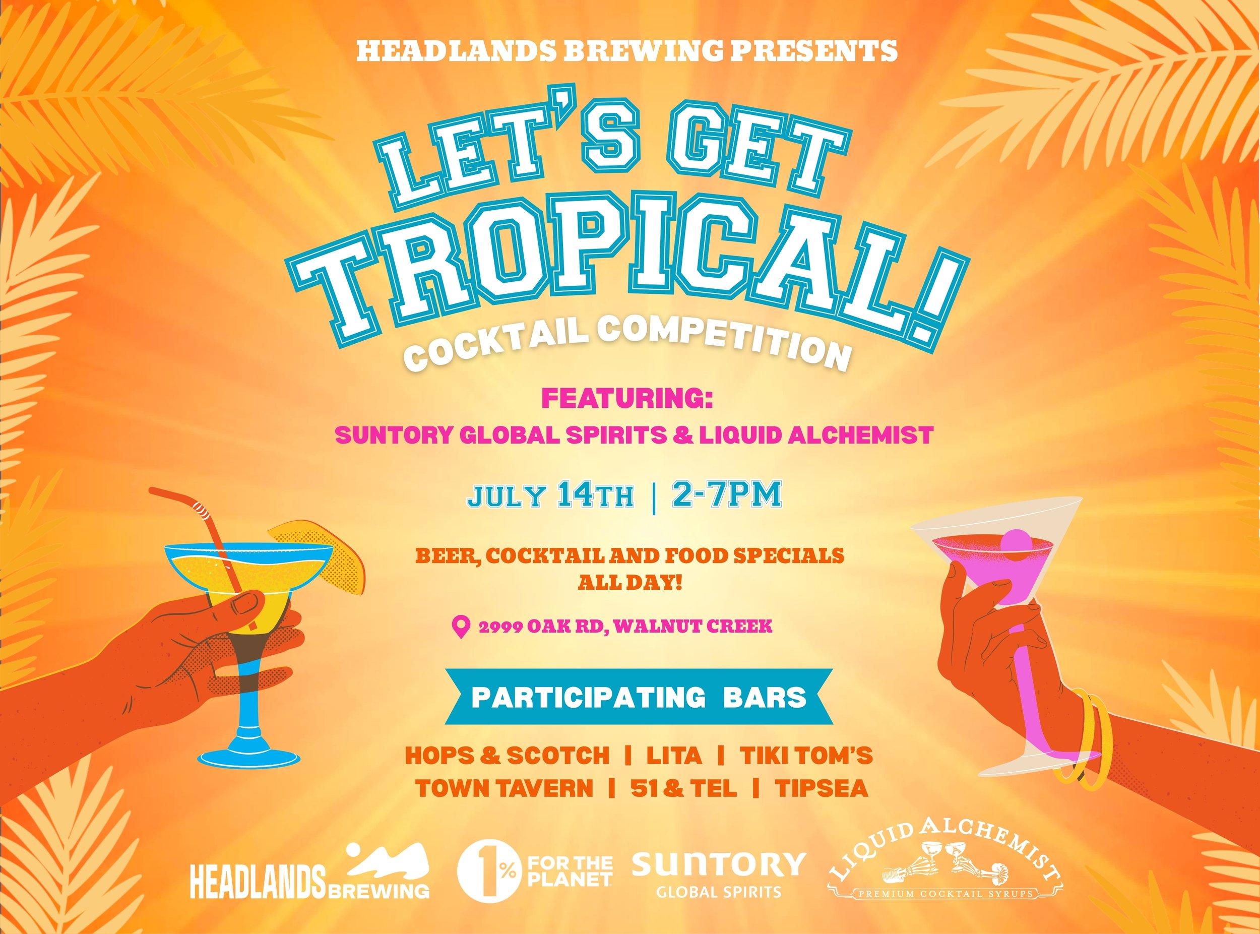 Let's Get Tropical Cocktail Competition