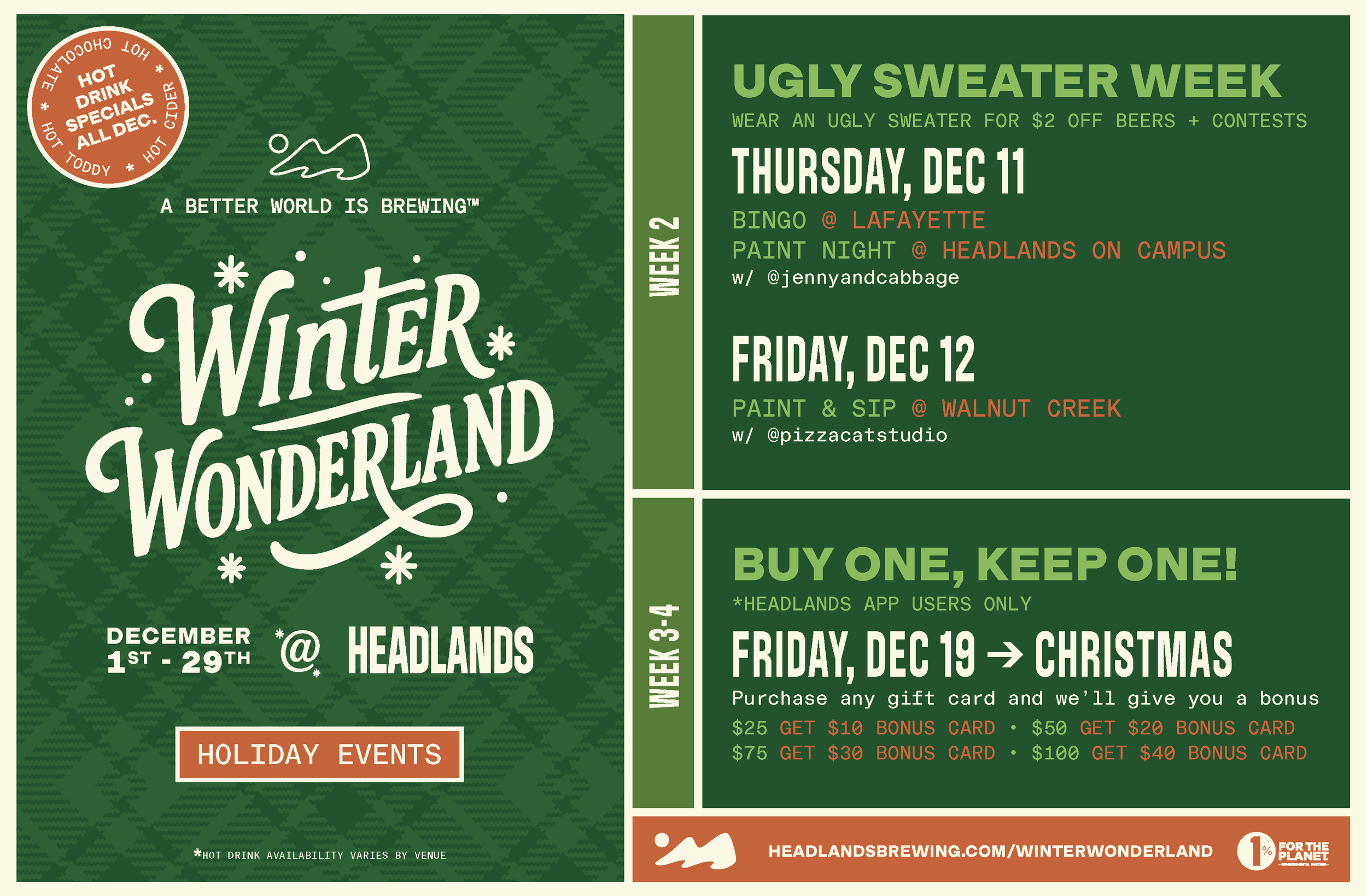 Winter Wonderland (All Taprooms)