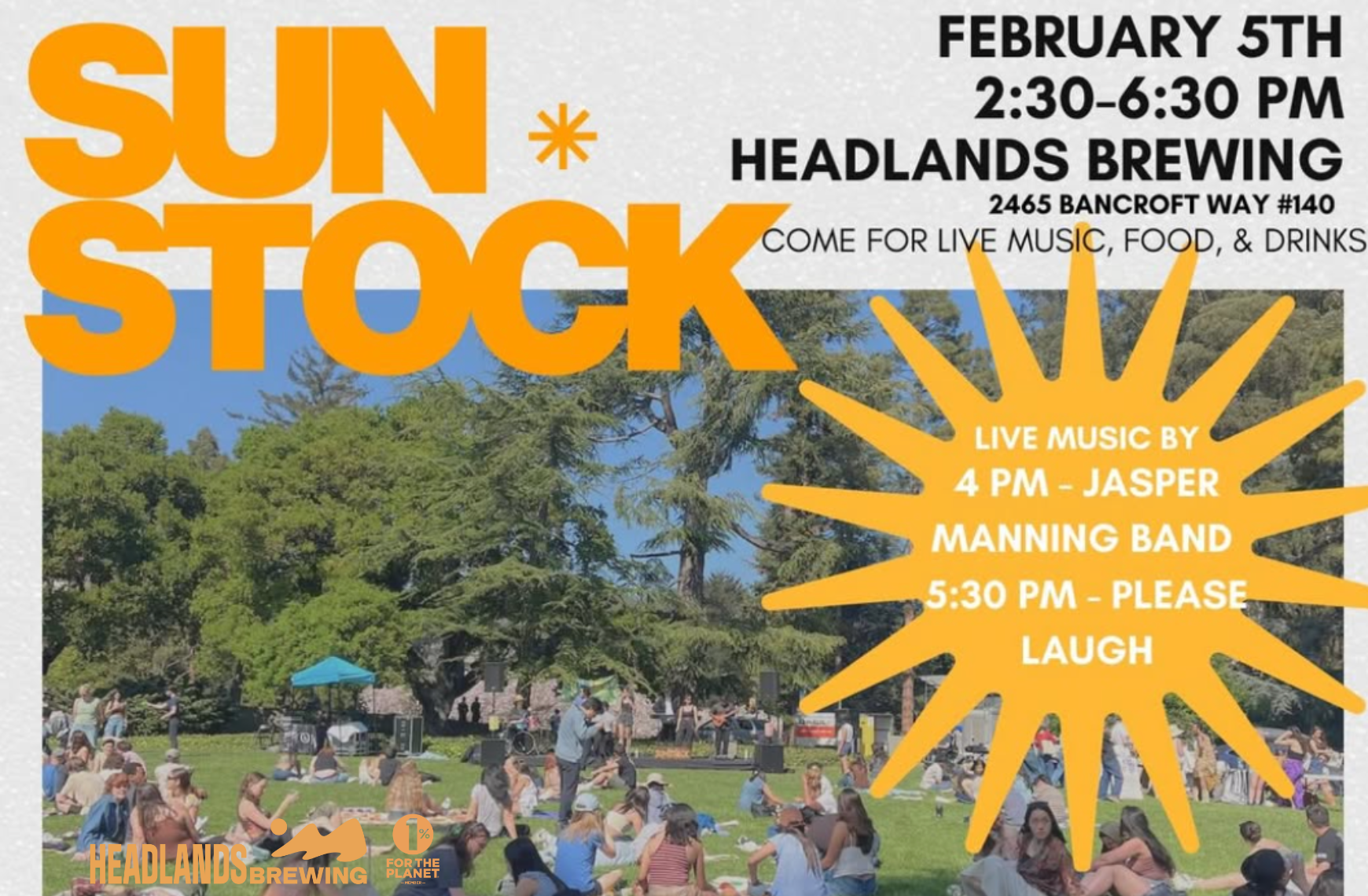 1% FTP - ASUC STeam Fundraiser (Headlands On Campus)