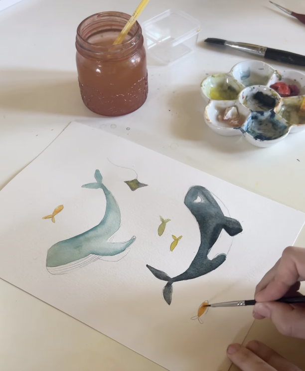 Watercolors Paint Class
