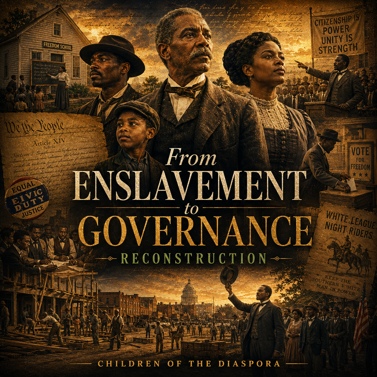 From Enslavement to Governance: 12th Grade Unit Plan