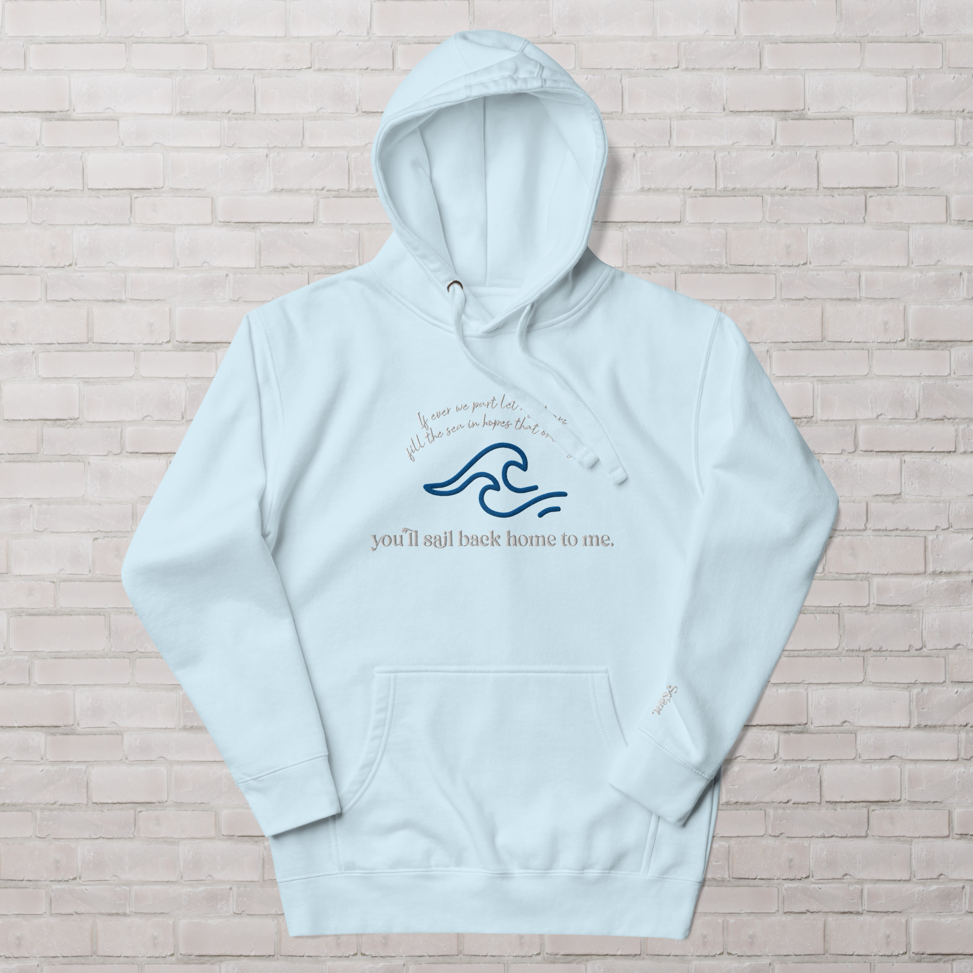Sail Back Home Embroidered Hoodie