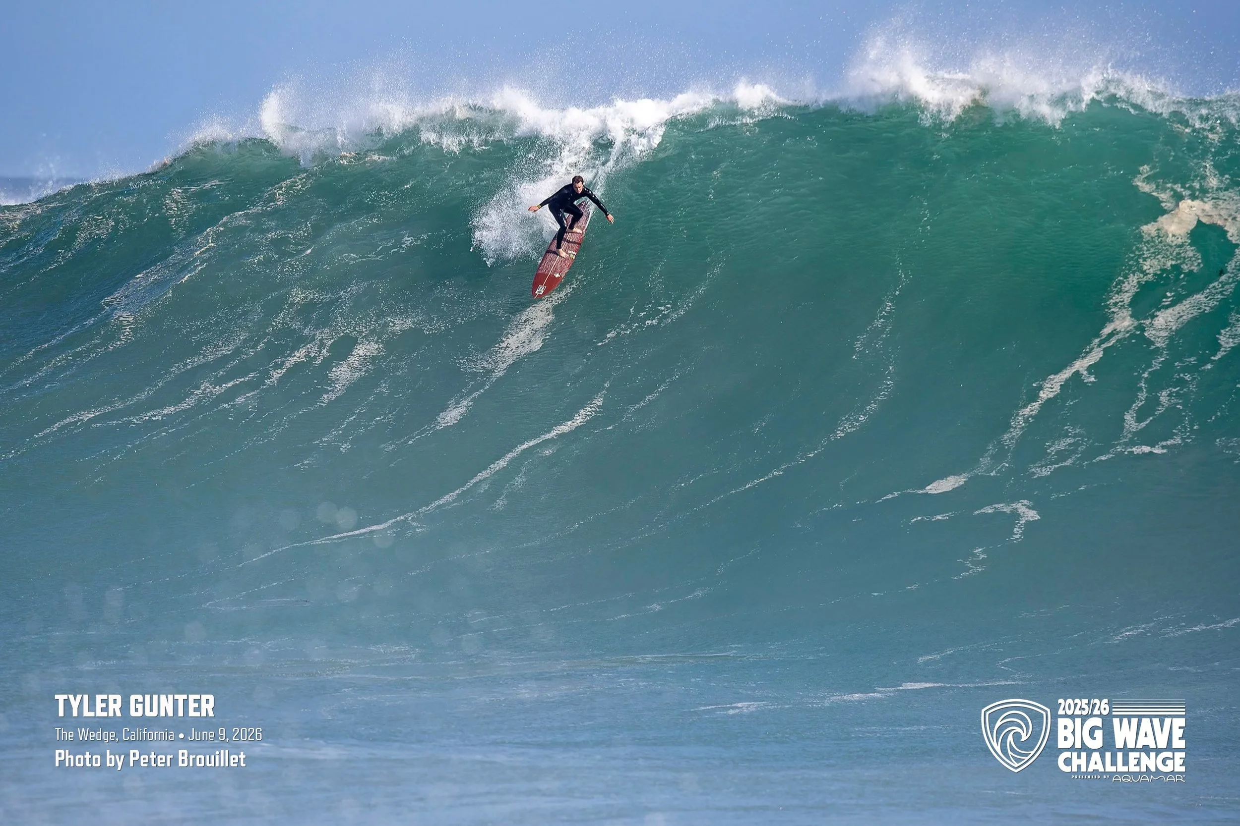 Does the Wedge qualify as a Big Wave Challenge venue? @instagrom making his case. Photo by @peterbrouillet. @surfer_magazine