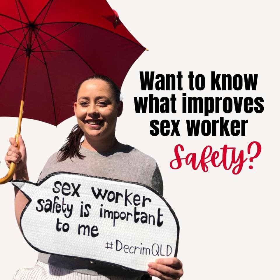 Yesterday I posted about National Workers&rsquo; Memorial Day and the reform that our government has led to ensure workers are safe, and come home.

This includes all workers - including sex workers.

Sex workers should not have to choose between wor