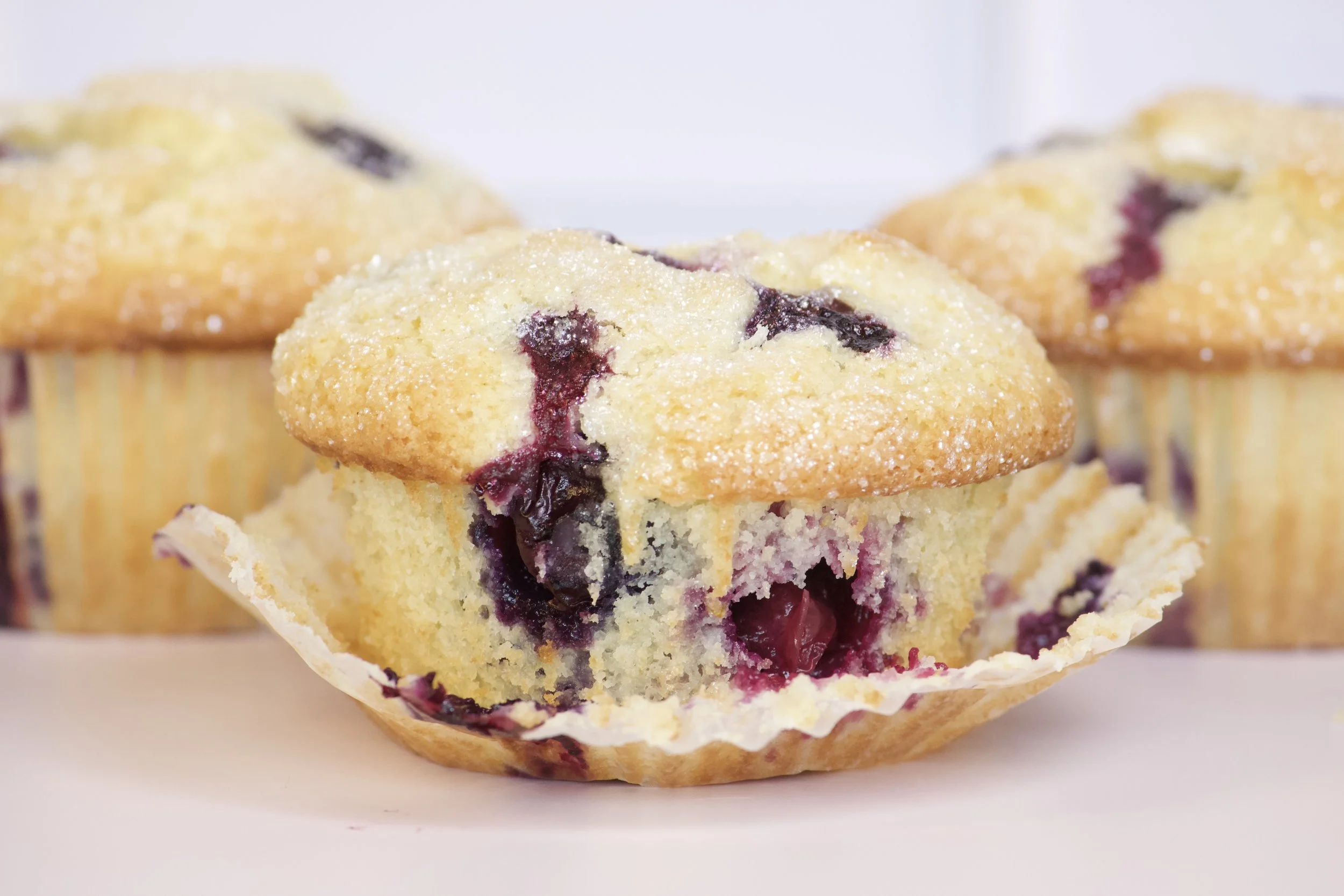 Gluten-Free Lemon Blueberry Muffins