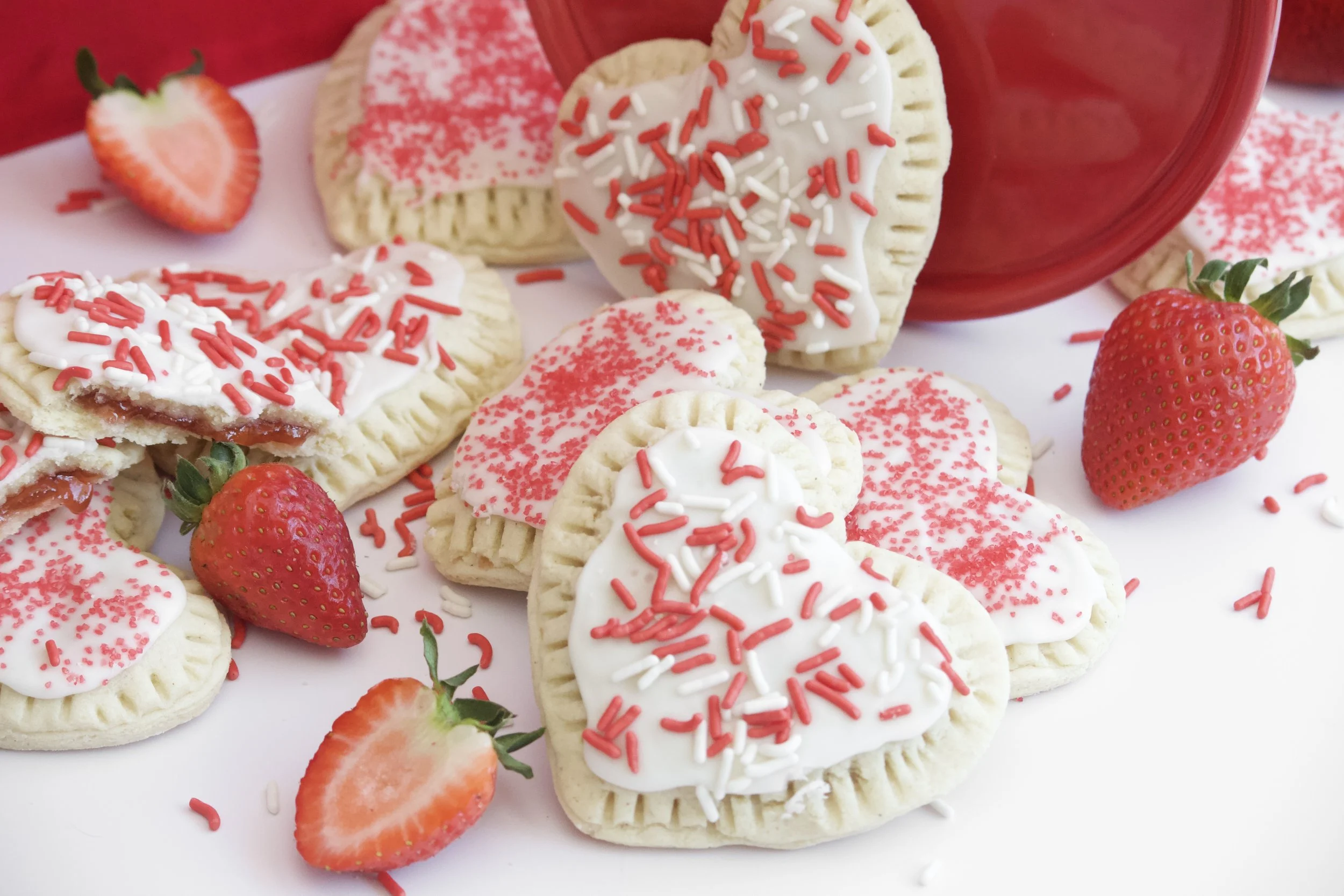 Gluten-Free Strawberry Pop-Tart Cookies