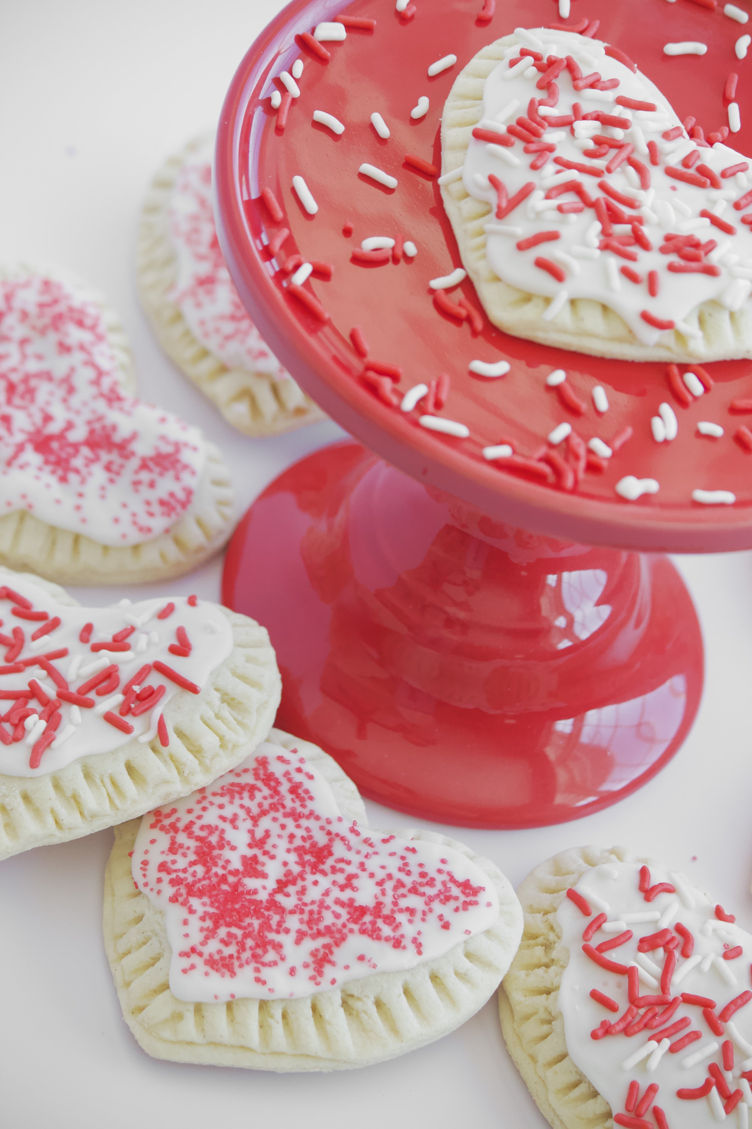 gluten-free heart poptart cookies