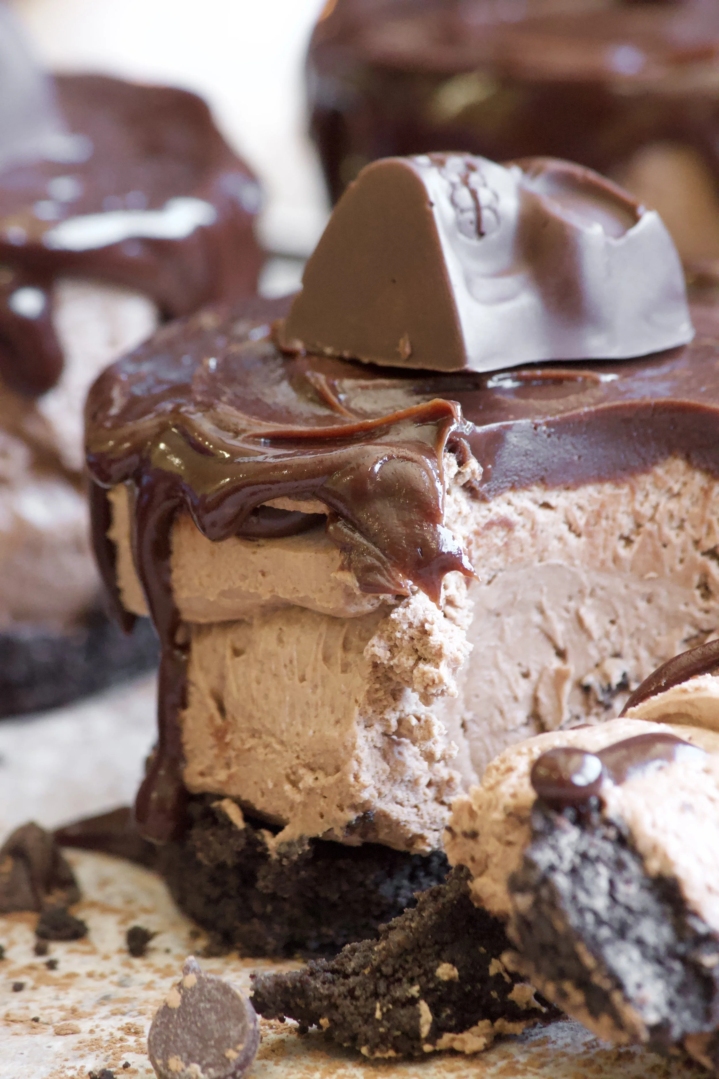 chocolate cheesecake